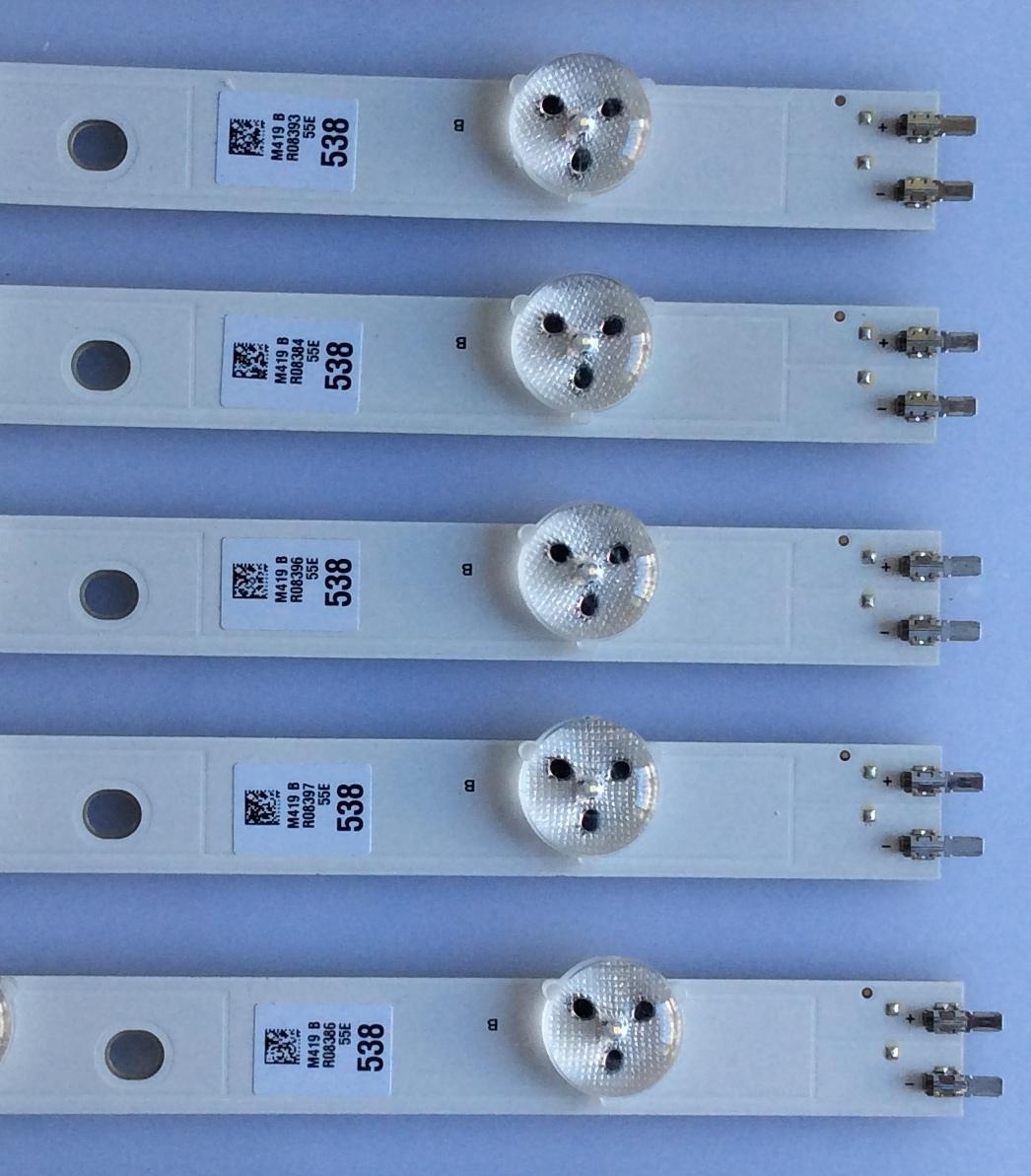 KIT DE LED'S PARA TV / SAMSUNG / BN96-21482A / BN96-21481A / 55-3535LED-98EA-R / 55-3535LED-98EA-L / D1GE-550CB-R2 / PANEL LTJ550HJ07-V / MODELO UN55EH6050F / NOTA IMPORTANTE : KIT CUENTA ORIGINALMENTE 14 PIEZAS ((INCOMPLETO 12PIEZAS))       - Imagen 2
