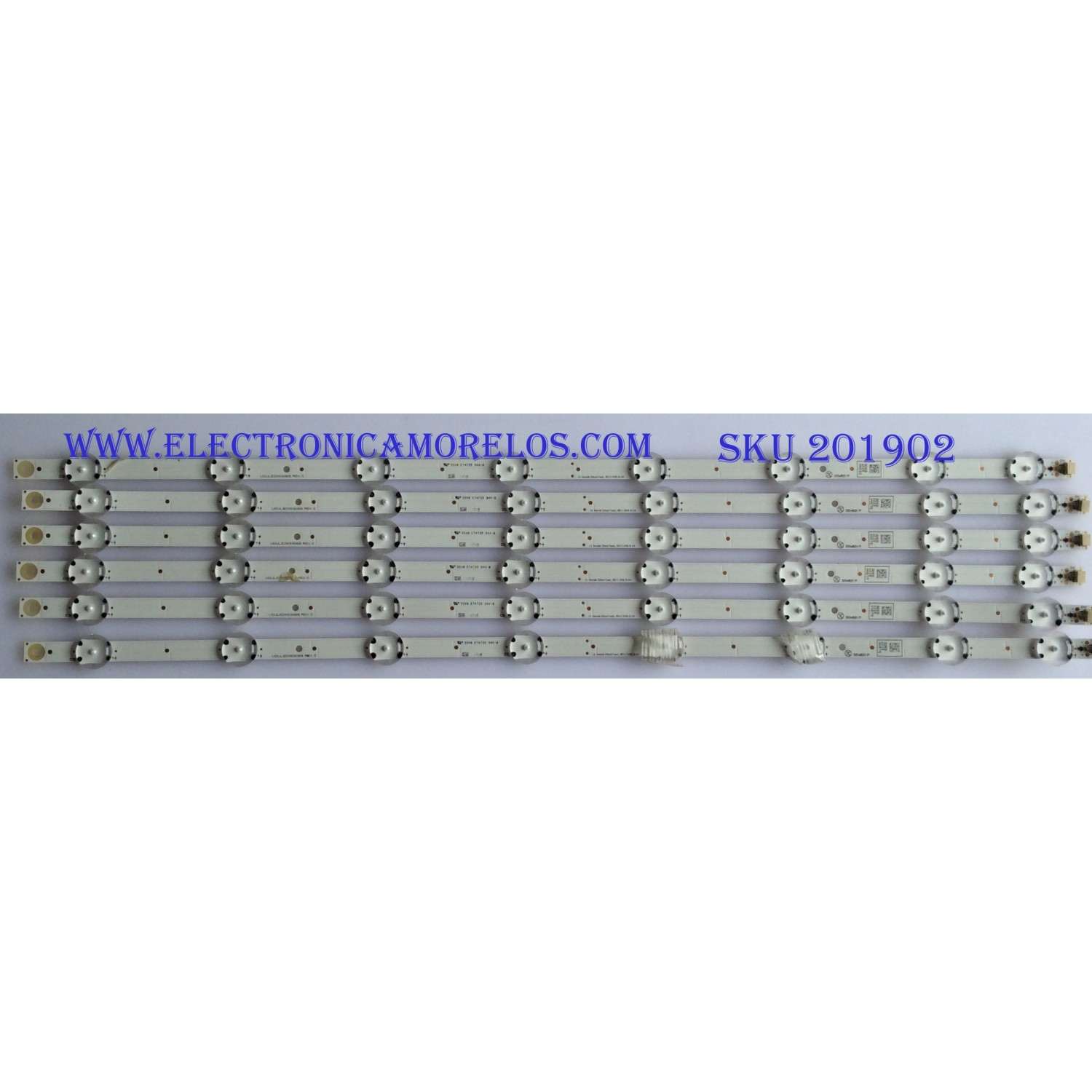 KIT DE LED'S PARA TV / PHILIPS / UDULED0GS065 REV.C / LG INNOTEK 55INCH FUNAI_REV.C / 55W8S1P / PANEL UADR2XG / MODELO 55PFL5922/ F8