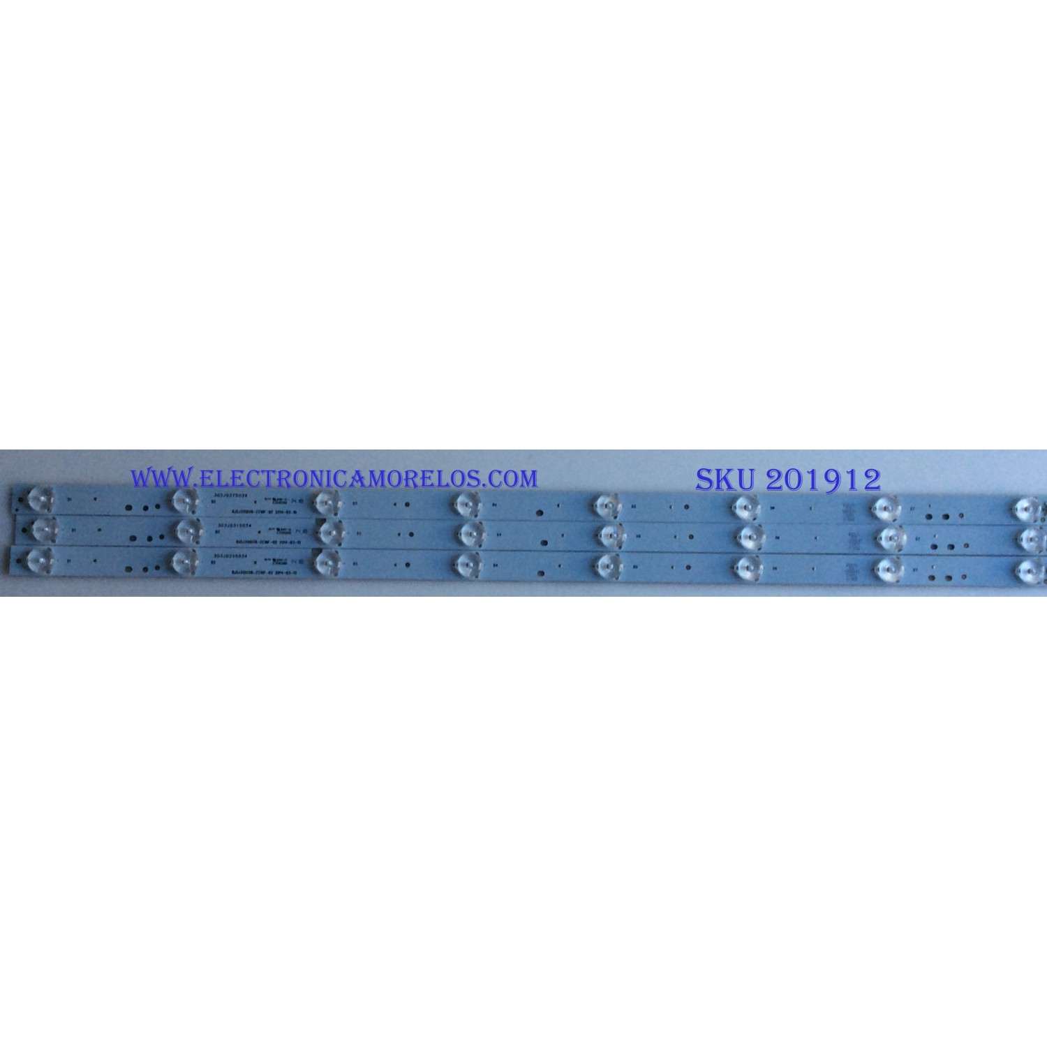 KIT DE LED'S PARA TV (3 PIEZAS) / UPSTAR / 303JD315034 / BJS315D08-ZC16F-02 / 140508B2 / PANEL HV320WX2-206 / MODELO P32EA8