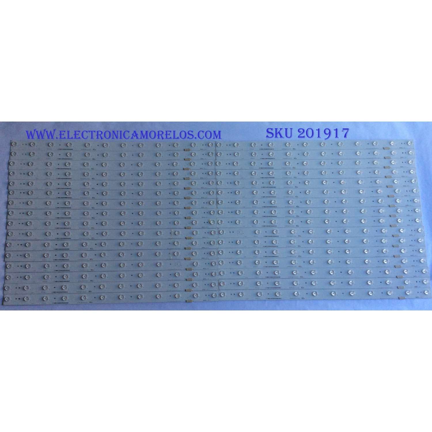 KIT DE LED'S PARA TV (32 PIEZAS) / HISENSE / 1161032 / N93Z66-B1 / HISENSE_70_HD700IU-B41(110)_32X12_3030CN_V1 / PANEL HD700IU-B41(110)\XP\S1\GM\ROH / MODELO 70"