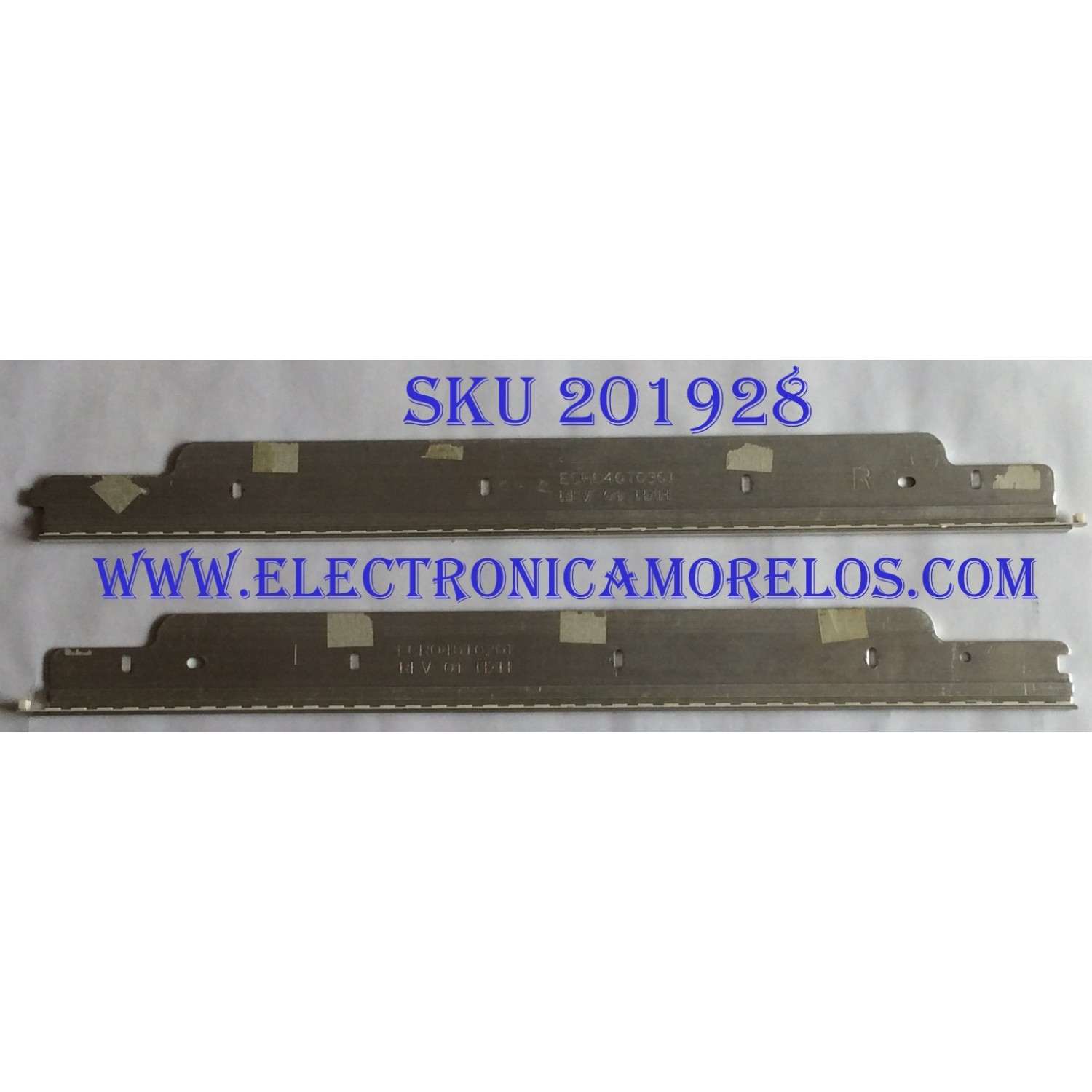 KIT DE LED´S PARA TV (2 PIEZAS) / TOSHIBA / ECR040T0201 REV 01 HXH / 40INCH 7020PKG 40EA L / 40INCH 7020PHG 40EA R / PANEL U400EF02TA101 / MODELO 40L3400U