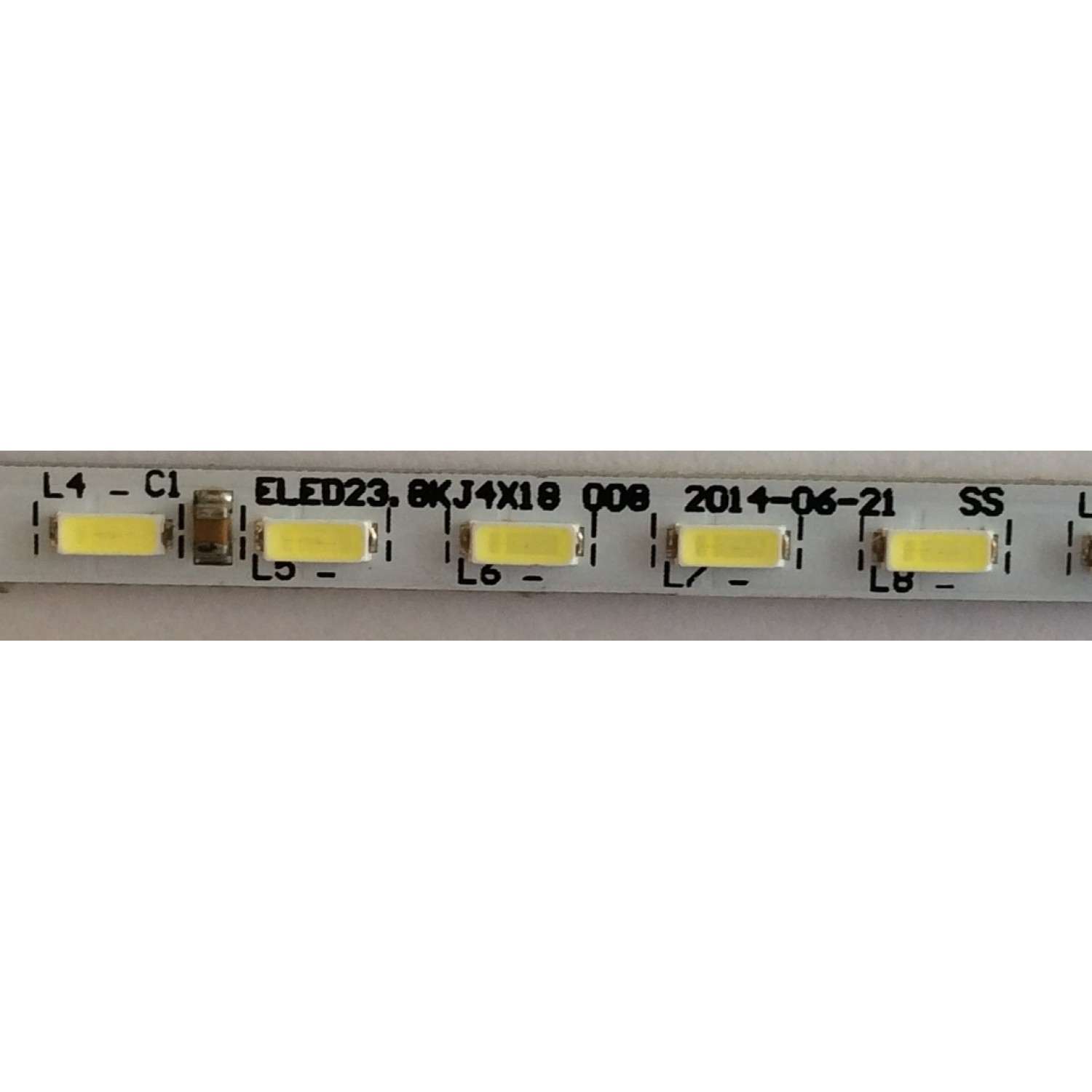 LEDS PARA TV ELEMENT ((1 PIEZA)) / NUMERO DE PARTE ELED23.8KJ4X18 008 / PANEL ME23801YTBF / MODELOS ELEFW247 / ELEFW248 - Imagen 2