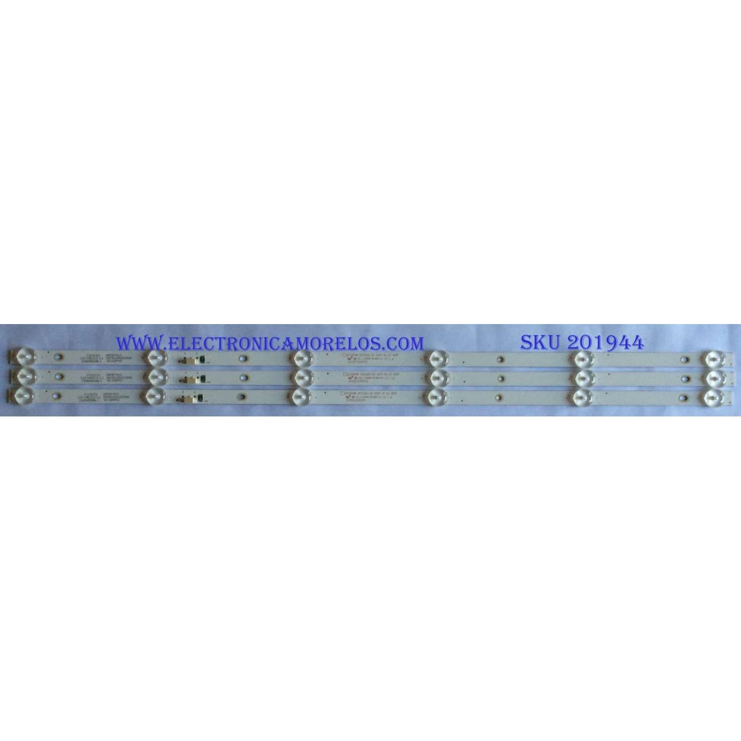 KIT DE LED´S PARA TV ( 3 PIEZAS ) / SAMSUNG / 303GC320055 / GC32D06-ZC22AG-20 / 344761000202000 / GC320M45 / PANEL BOEI320WX1 / MODELO UN32M4500BFXZA BZ01