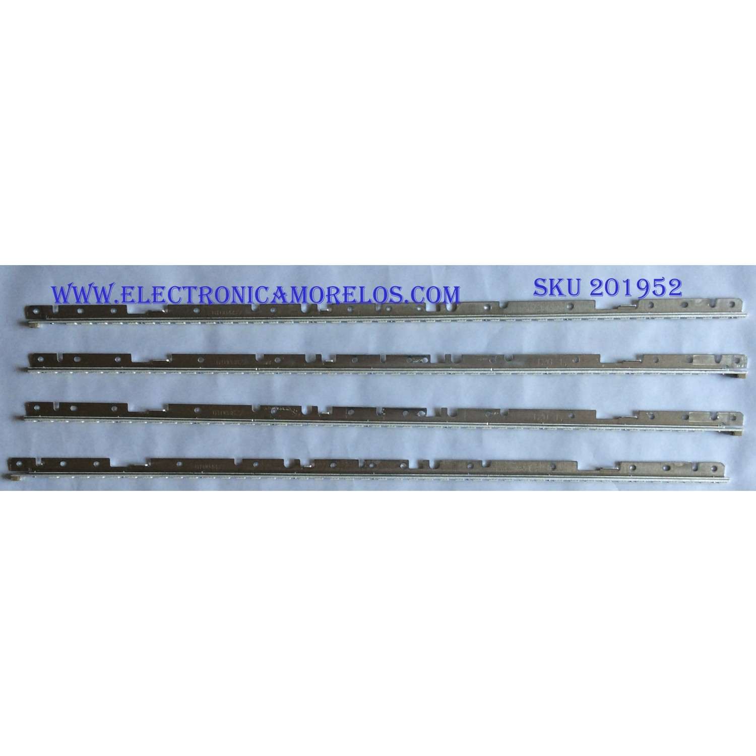 KIT DE LED´S PARA TV SHARP ((4 PIEZAS)) / NUMERO DE PARTE SLED090907 REV.1 / RUNTK4335TP / 109-014-61 / RUNTK / 4335TP / AE4060B / 090907 REV.1 / PANEL LK400D3LA4T / MODELO KDL-40EX700