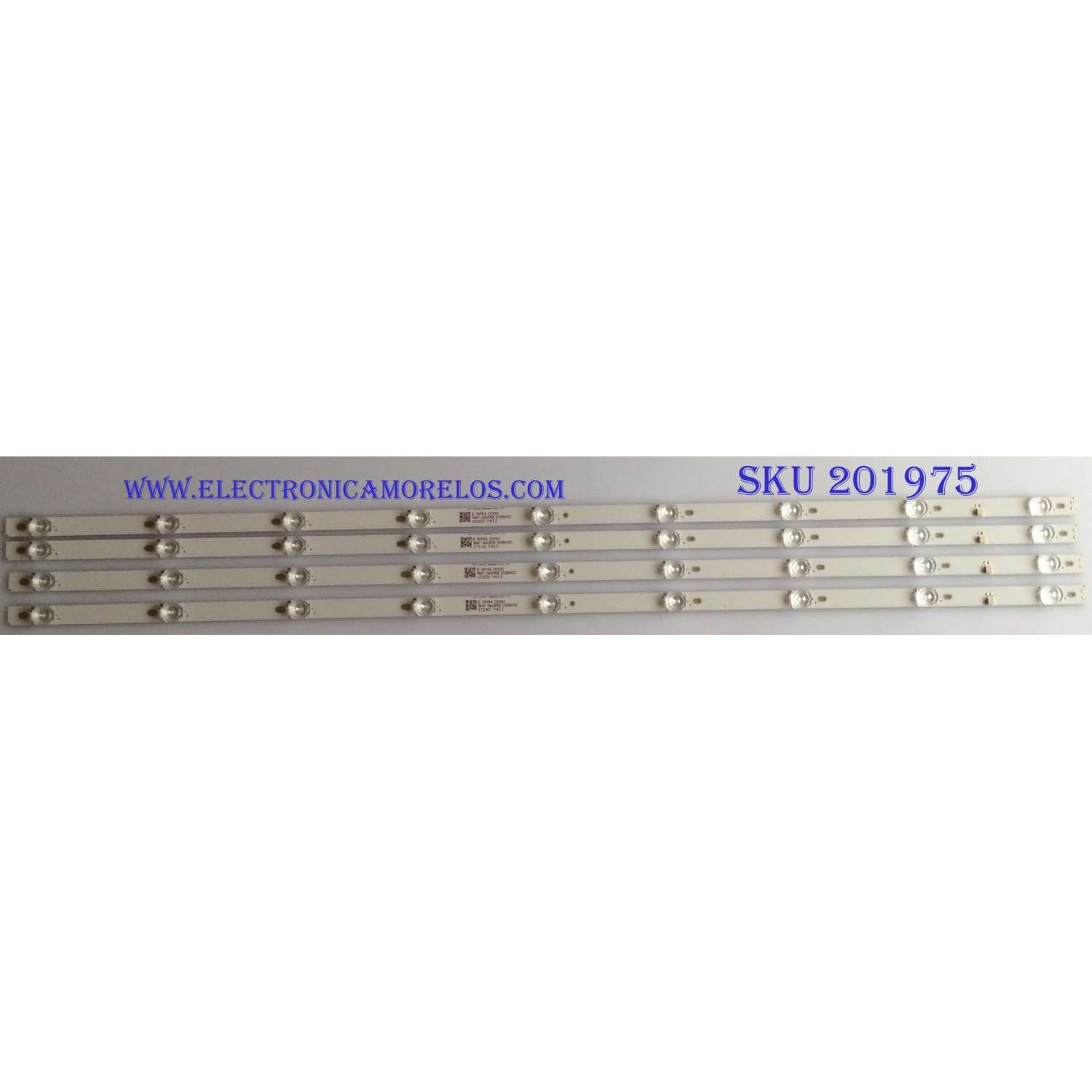 KIT DE LED'S PARA TV (4 PIEZAS) / LBM500M0901-HV-5(0) / 9AP A60RB 00BH3C / E 9M94 0000 / PANEL V500DJ6-D03 / MODELO D50X-G9