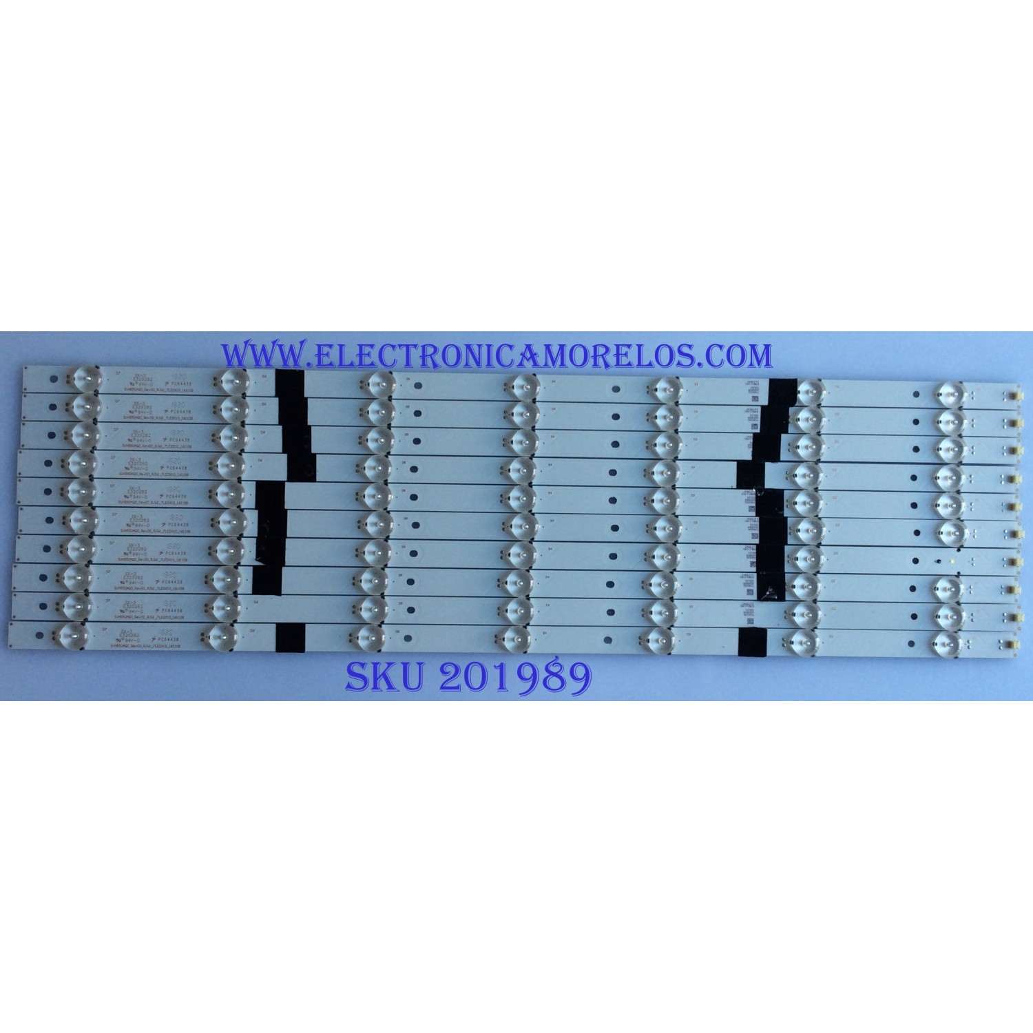 KIT DE LED'S PARA TV (10 PIEZAS) / HISENSE 1173547 / SVH550AQ0_REV00_RJW1_7LEDX10_161108 / PC64438 / PANEL´S HD550K3U82-K1\S5\GM\XP\BBY\ROH / HD550K3U82-K1\S5\GM\BBY\ROH / ST5461D07-1-XR-2 / MODELO LC-55LBU591U