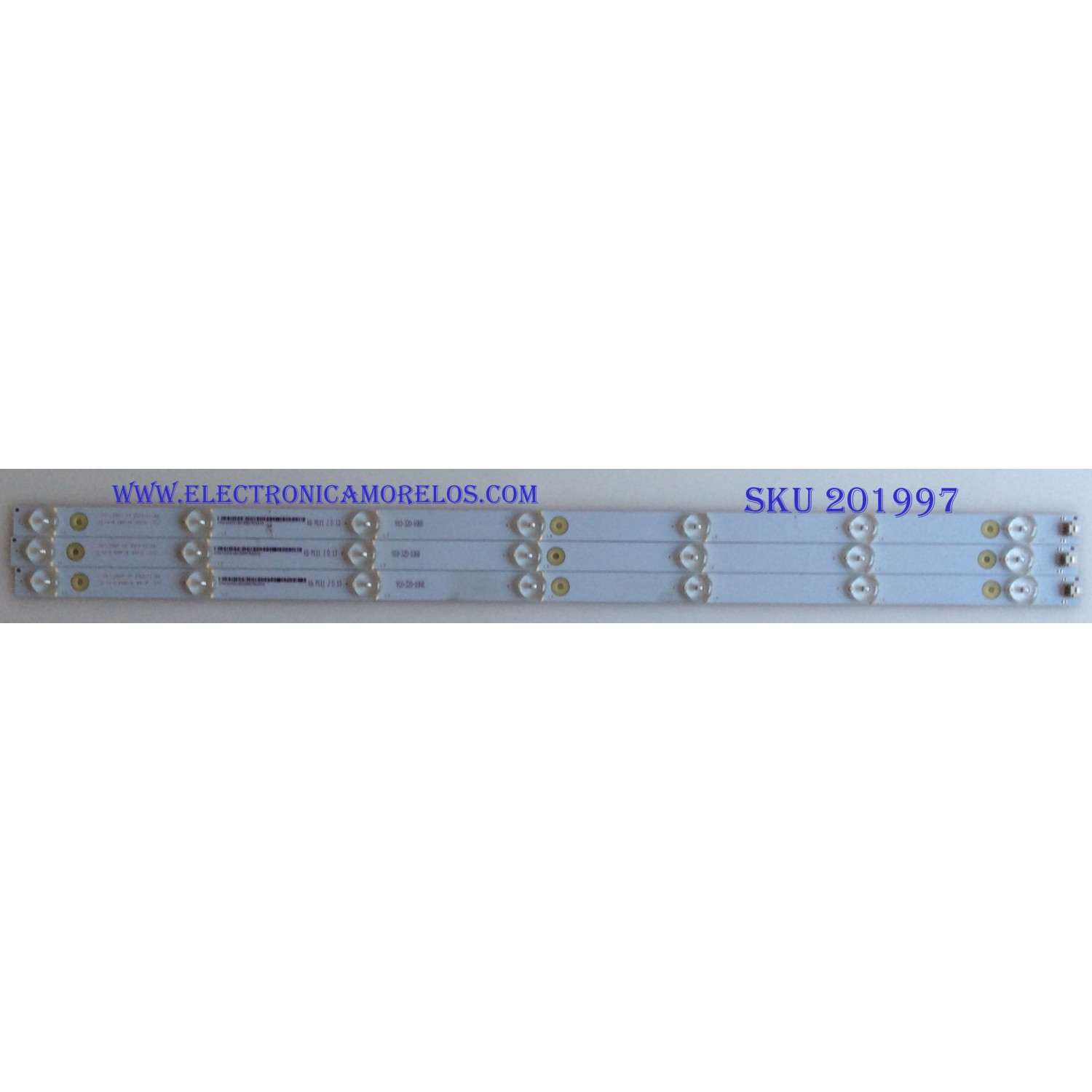 KIT DE LED PARA TV (3 PIEZAS) / ELEMENT / 910-320-1068 / MS-L0927 V3 / K6 M111 J D 13 / PANEL T320-0DX-DLED / MODELO ELEFW328