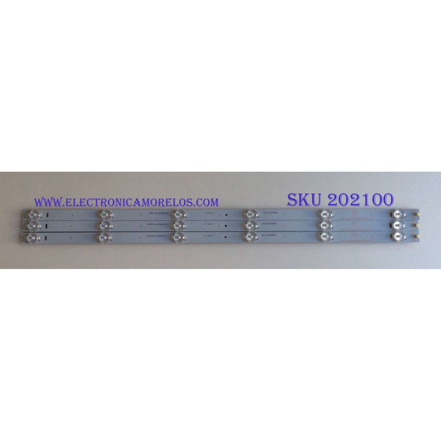 KIT DE LED´S PARA TV ( 3 PIEZAS ) / WESTINGHOUSE / K11  A8-L07-J / CRH-ES32CA3535060356JREV1.0  ZK / A8L07J2-2CA3588EA / ECHOM-32CA_4632CA024_A0 / MODELO 0B23CA0022F 