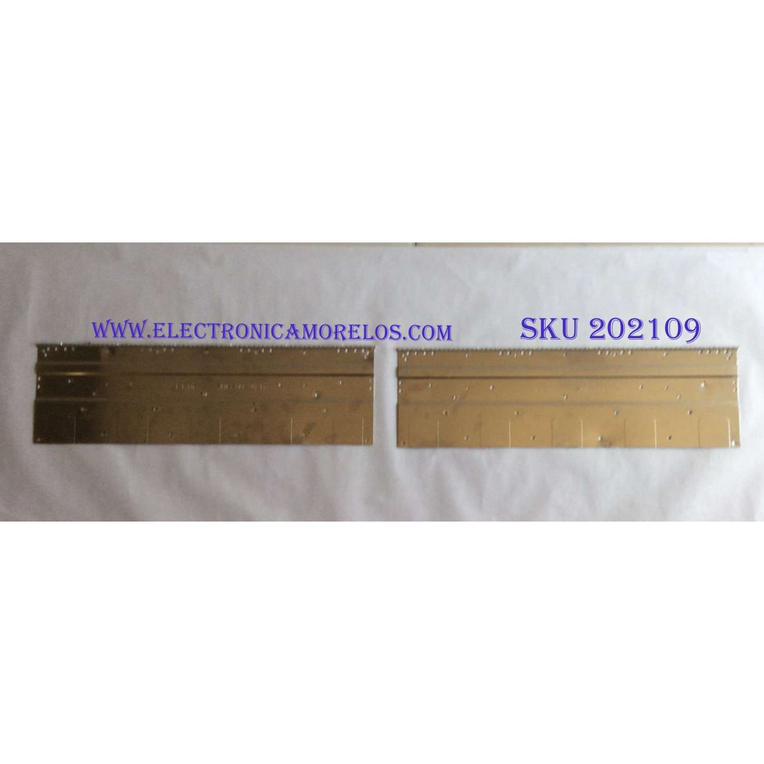 LED PARA TV (2 PIEZAS) / HISENSE / LBM550M0904 / LBM550M0904-AE-1(HF)(0)(L) / LBM550M0904-AF-1(HF)(0)(R) / MODELO MT5461D01-1 / 68.5CM X 20CM /