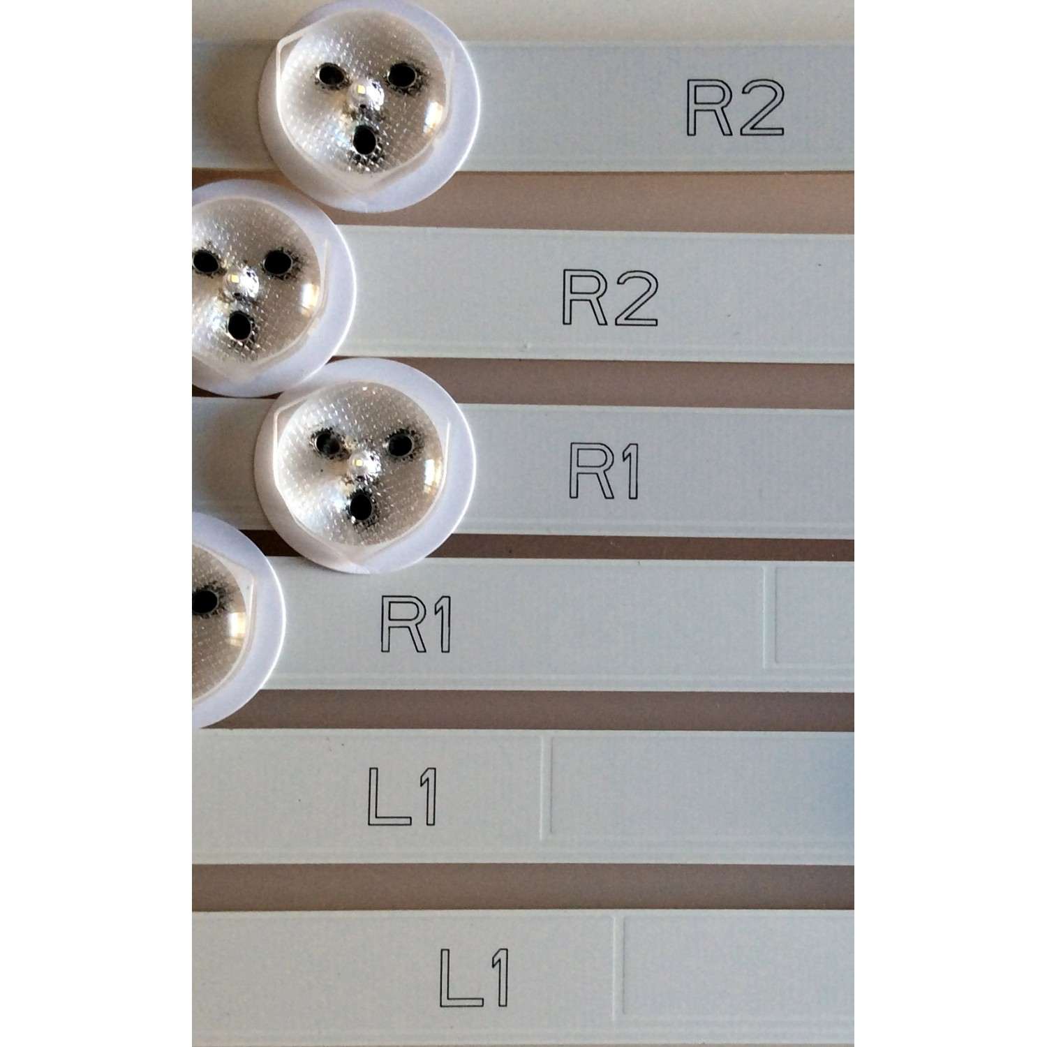 KIT DE LED`S PARA TV / NOTA IMPORTANTE:KIT CUENTA ORIGINALMENTE DE 12 PIEZAS ((INCOMPLETO SOLO 6 PIEZAS)) / LG 47¨ ROW2.1 Rev 0.7 / 6916L-1174A / 6916L-1175A / 6916L-1176A / PANEL LC470DUE (SF)(R1) / MODELO 47LN5200-UB / 47LN5200-UB.BUSYLHR - Imagen 2