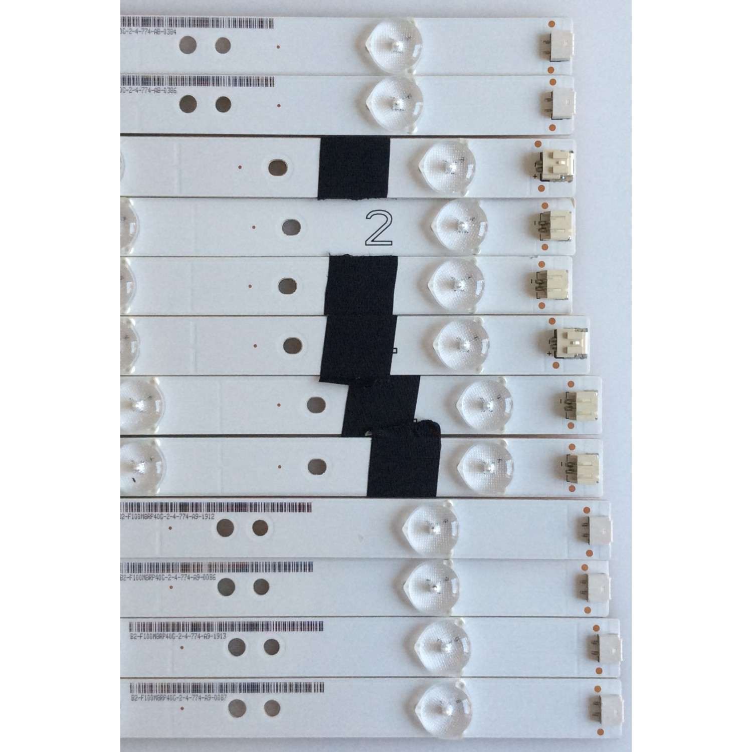 KIT DE LED'S PARA TV (12 PIEZAS) / SHARP / IC-D-VZAA48D377A / IC-C-VZAA48D377A / IC-D-VZAA48D377D / IC-D-VZAA48D377B / IC-C-VZAA48D377C / PANEL LSC480HN05.R01 / MODELO LC48LE551U - Imagen 2