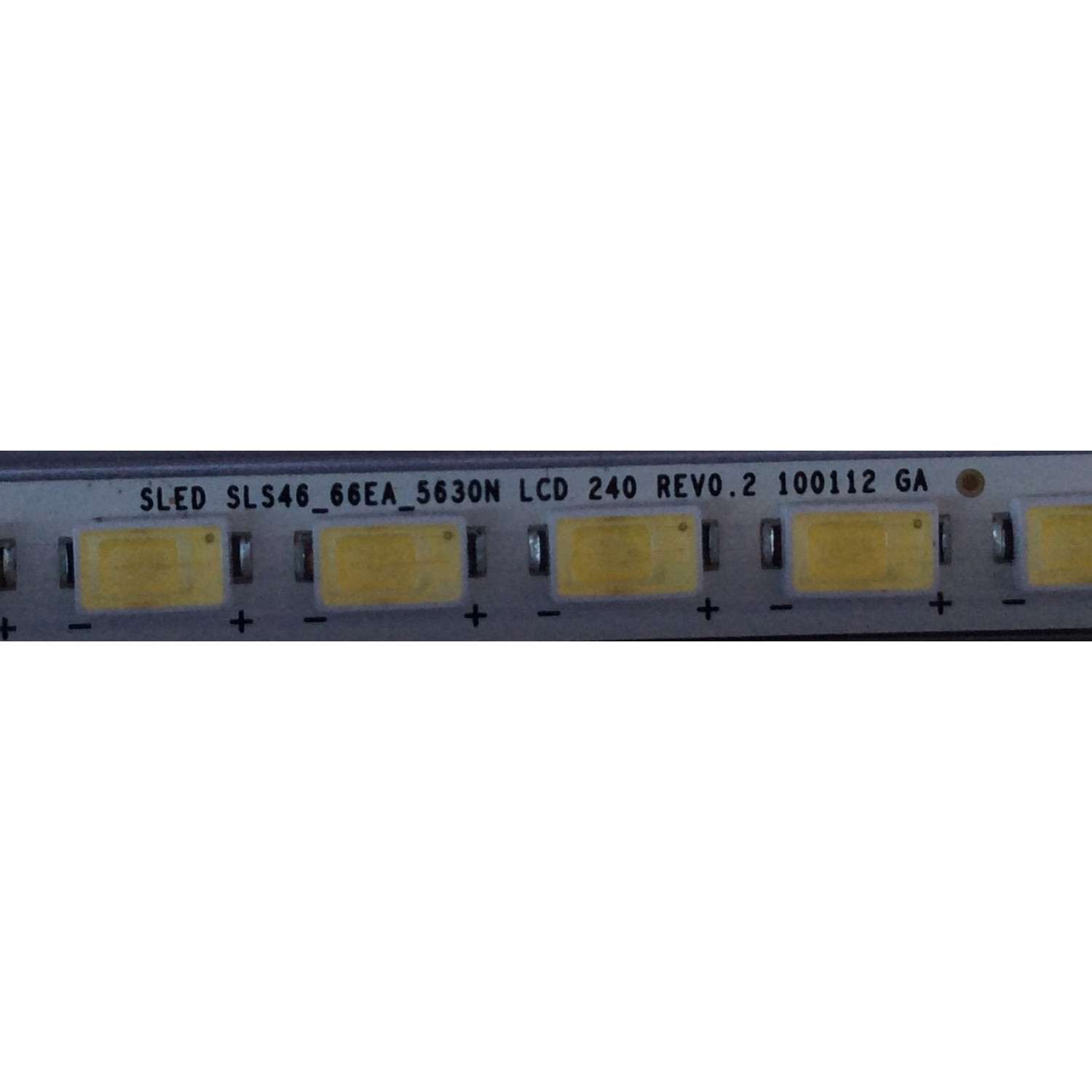 KIT DE LED'S PARA TV (2 PIEZAS) / SAMSUNG / LJ64-02211A / SLED SLS46_66EA_5630N LCD 240 REV0.2 100112 GA / PANEL LTA460HQ02 / MODELO LN46C670M1F - Imagen 2