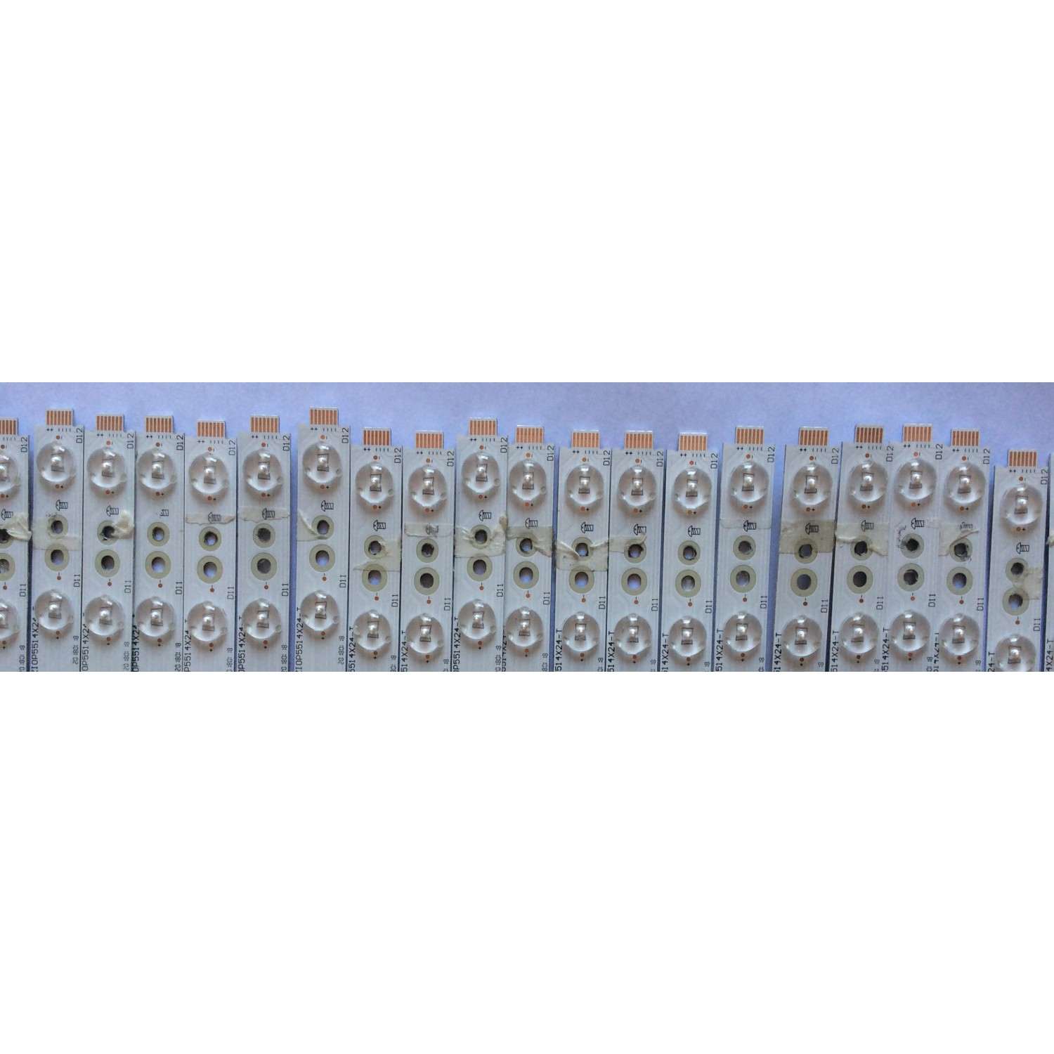 KIT DE LED´S PARA TV VIZIO (28 PIEZAS) / NUMERO DE PARTE LB-PM3030-GJVIZIOP55 / LB-PM3030 / GJVIZIOP551 / 210BZ12D0B33LBM02X / LB-PM3030-GJVIZIOP5514X24-T / MODELO P55-F1 / PANEL TPT550U1 -QVN05.U REV:S59B0A - Imagen 2