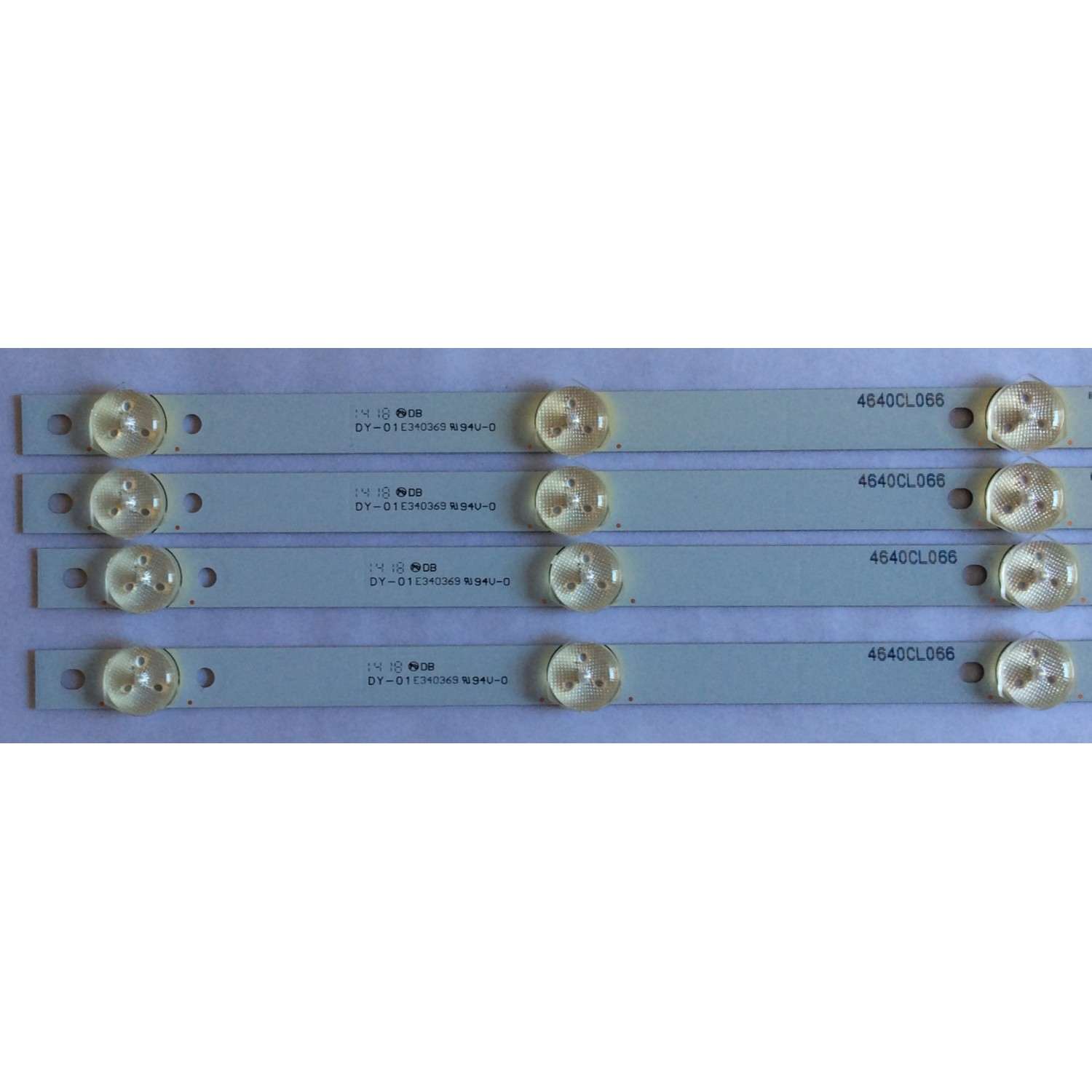 KIT DE LED´S PARA TV ( 4 PIEZAS ) /  Element, Westinghouse /  IC-A-CNBW40D431 / DY-01E340369 / 4640CL066 / 21002542 / PANEL 72001873 / MODELO ELEFW408 D1400 - Imagen 2