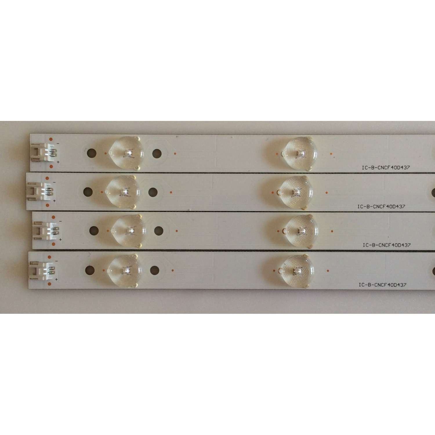 KIT DE LED´S PARA TV ( 4 PIEZAS ) / SEIKI / IC-B-CNCF40D437 / C6 74-761m 3.2-3.4v / PANEL LSC400HN01-G01 / MODELO SE40FY27A - Imagen 2
