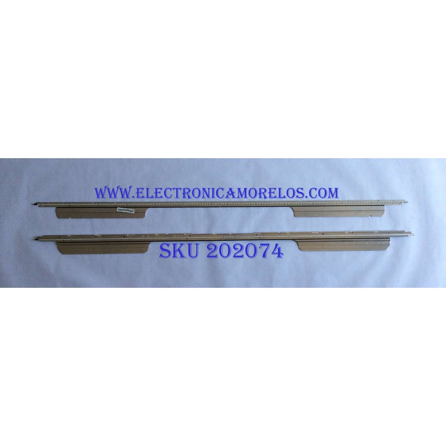 KIT DE LED'S PARA TV (2 PIEZAS)  / SONY / SLS55_5630_SONY_240_1D_REV_100218 / LJ64-02437A / LJ64-02438A / D000510A0 / D000506A0 / PANEL LTY550HQ02 / MODELO KDL-55HX800 / 1.24M / 