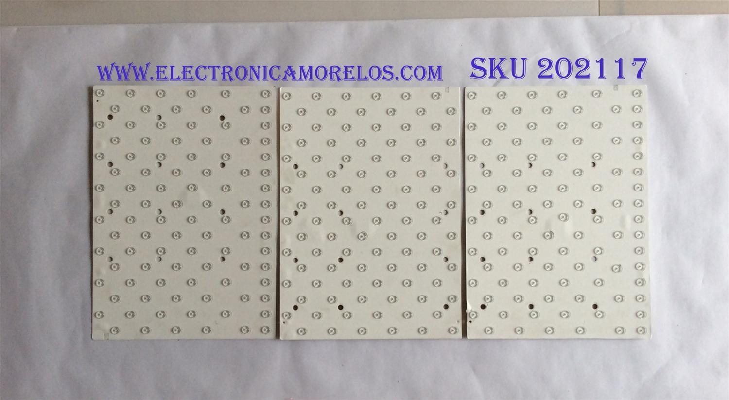 KIT DE LED´S PARA TV (10 PIEZAS) / SAMSUNG/ (KIT COMPLETO) / SD3CB / BN97-14251A / BN97-14250A / BN97-14249A  / PANEL CY-TN065FLAV2H / MODELO QN65Q8FNBF