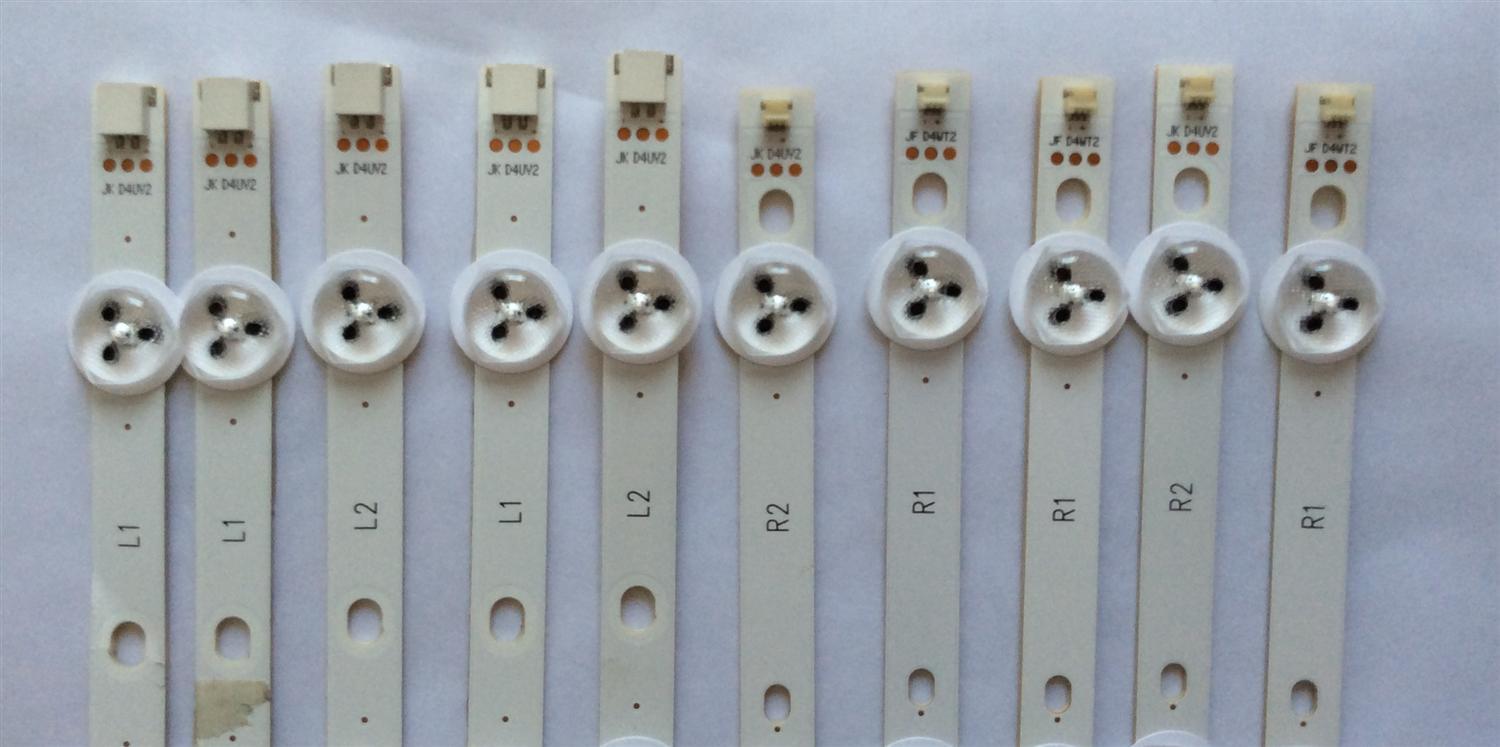 KIT DE LED´S PARA TV ( 10 PIEZAS ) / VIZIO / 550V0  / E74739 / 5638005C71 / 5638005C61 / 131014 / 130819 / PANEL LSC400HM06-S03 / MODELO E400I-B2 LWZQPNBP  - Imagen 2