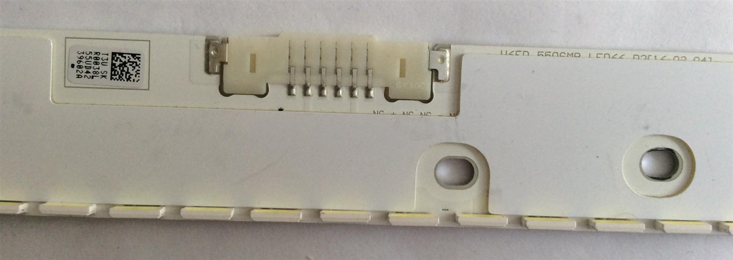 KIT DE LED'S PARA TV (2 PIEZAS) / SAMSUNG / BN96-39601A / BN96-39602A / PANEL CY-KK055HGLV3H / CY-VK055HGLV3H / MODELOS UE55MU6500UXXU / UE55MU6500UXUA / (MAS MODELOS EN DISCRIPCIÓN) - Imagen 3