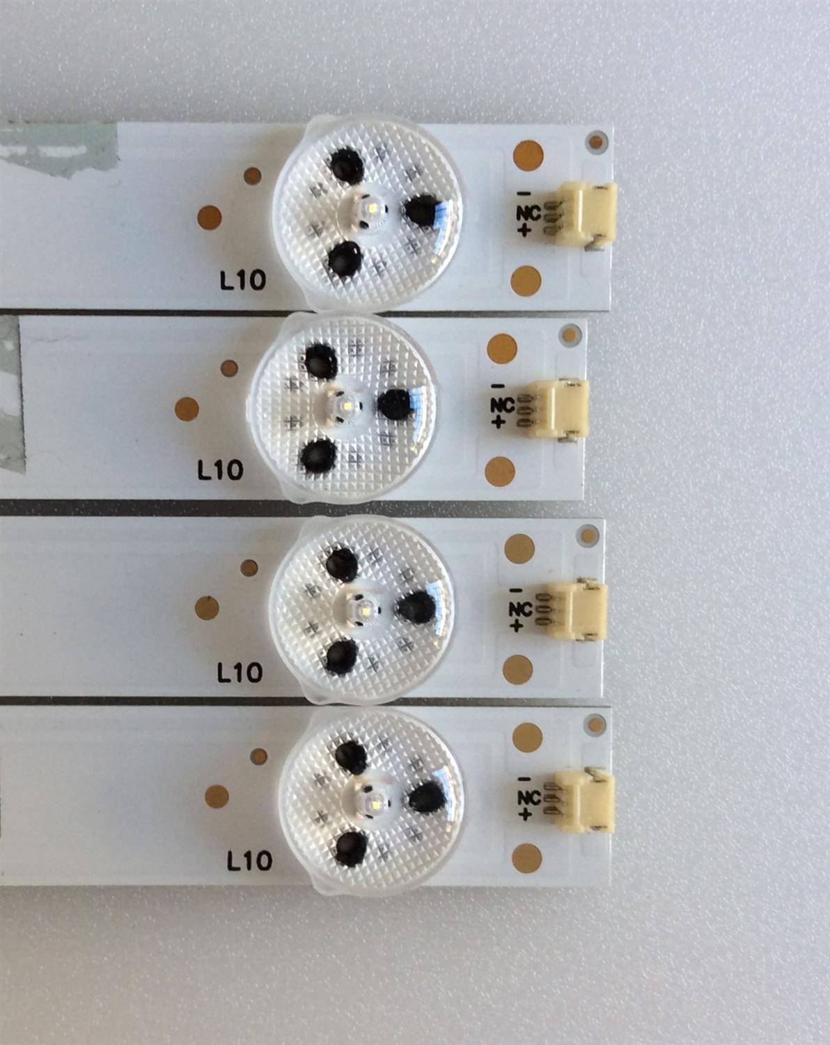 KIT DE LED´S PARA TV ( 4 PIEZAS ) / INSIGNIA / JL.D490A1330-003BS-M / 1172315 17B F5 C 30 B1 N170826 / PANEL JHD490N2F81 / MODELO NS-49D420NA18  - Imagen 4