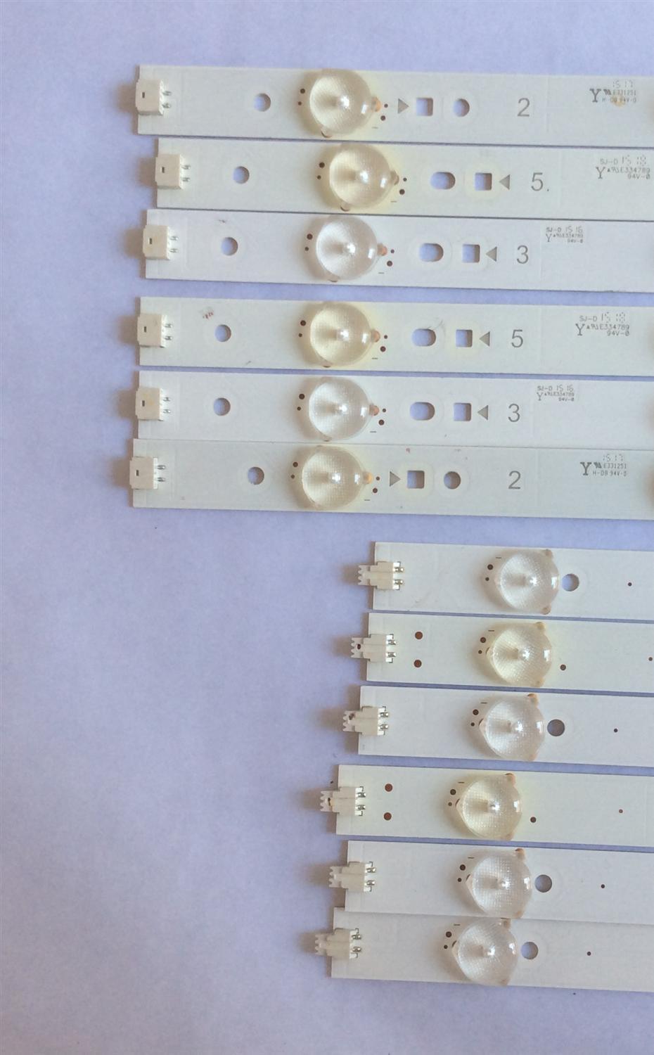 KIT DE LED'S PARA TV (12 PIEZAS) / SHARP / IC-C-VZAA55D487A /  IC-B-VZAA55D487B / IC-B-VZAA55D487E / PANEL LSC550HN02-F01 / MODELO LC-55LE653U - Imagen 4