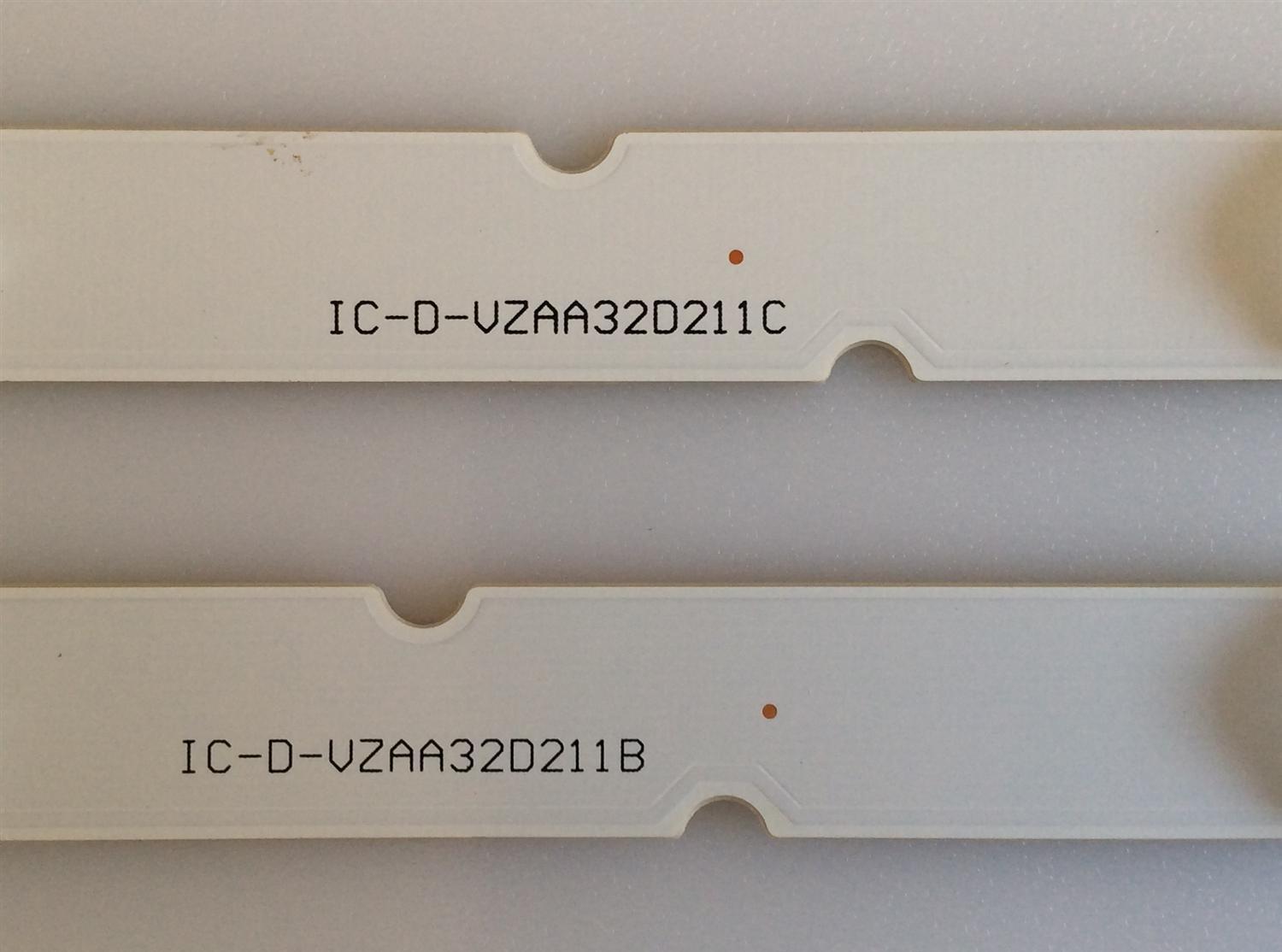 KIT DE LED'S PARA TV / VIZIO / IC-D-VZAA32D211B / IC-D-VZAA32D211C / 98101022101 / 98101022102 / MODELOS E390-BO LA / E390-B0 LAQ8PSBQ / E320i-B0 LAQRPKCP / NOTA IMPORTANTE : KIT CUENTA ORIGINALMENTE 3  PIEZAS ((INCOMPLETO 2  PIEZAS))         - Imagen 2