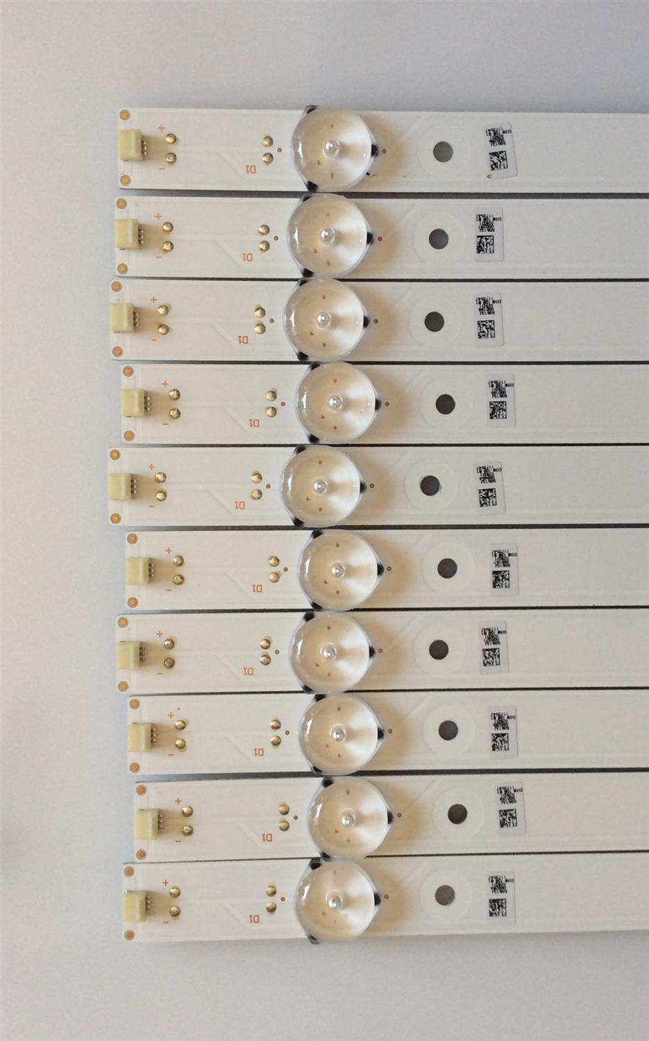 KIT DE LED'S PARA TV (10 PIEZAS) / SHARP / 1173547 / SVH550AQ0_REV00_RJW1_7LEDX10_161108 / PC64438 / PANEL HD550K3U82-K1 / MODELO LC-55LBU591U - Imagen 2