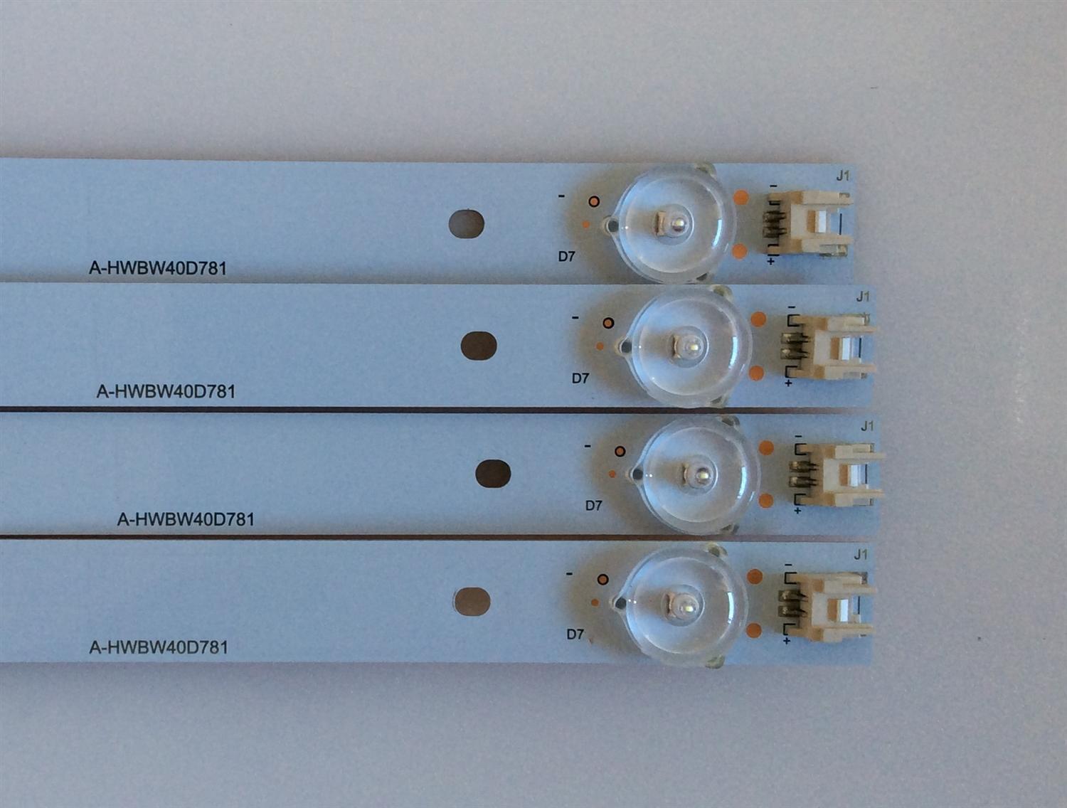 KIT DE LED´S PARA TV ( 4 PIEZAS ) / ELEMENT / 4640DX003 / A-HWBW40D781 / 21004691 / M108KcHW50 / PANEL LSC400HN02-8 / MODELO ELEFW4016 - Imagen 2