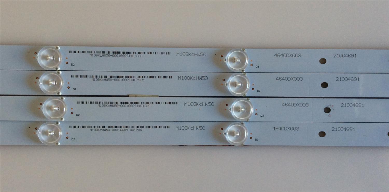KIT DE LED´S PARA TV ( 4 PIEZAS ) / ELEMENT / 4640DX003 / A-HWBW40D781 / 21004691 / M108KcHW50 / PANEL LSC400HN02-8 / MODELO ELEFW4016 - Imagen 3