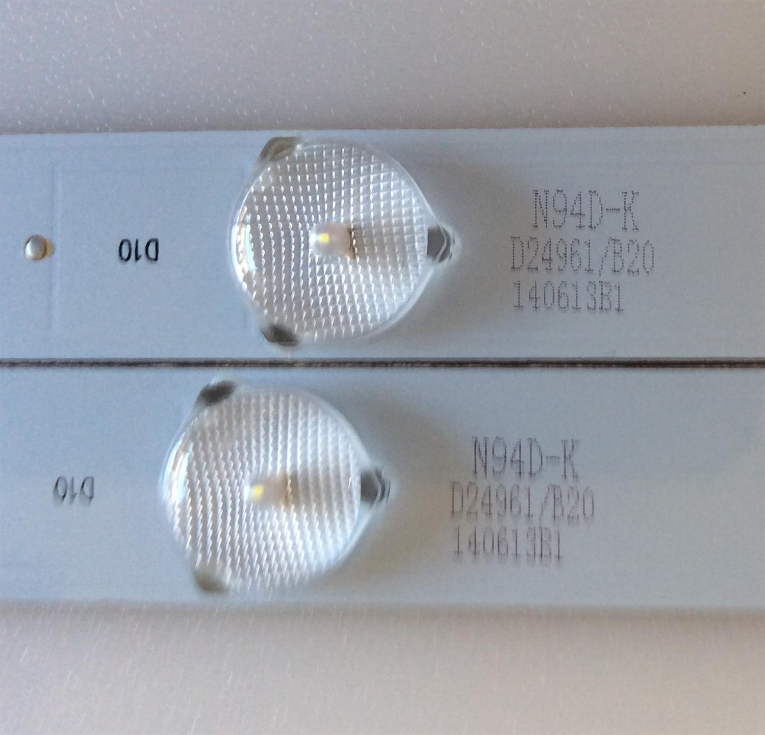 KIT DE LED'S PARA TV ( 2 PIEZAS )  / UPSTAR / 303KJ395031 / KJ395D12-ZC14F-02 / 140613B1 / MODELO P40EA8/ NOTA IMPORTANTE : KIT CUENTA ORIGINALMENTE 3  PIEZAS ((INCOMPLETO 2  PIEZAS)) - Imagen 3