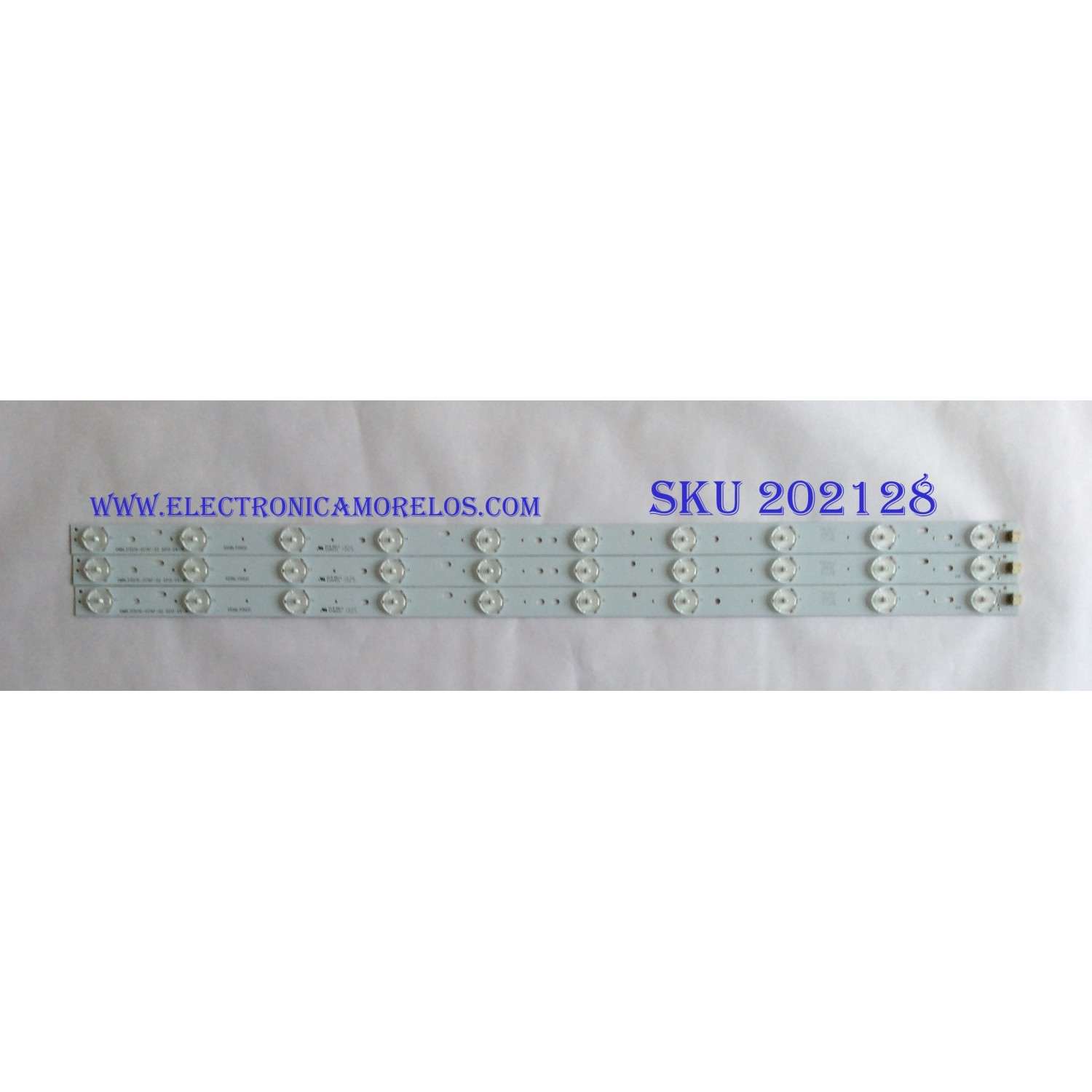 KIT DE LED´S PARA TV SEIKI ((3 PIEZAS)) / 303BL315031 / GMBL315D10-ZC14F-02 / PANEL T320HVN01.0 / MODELO SE32FY22