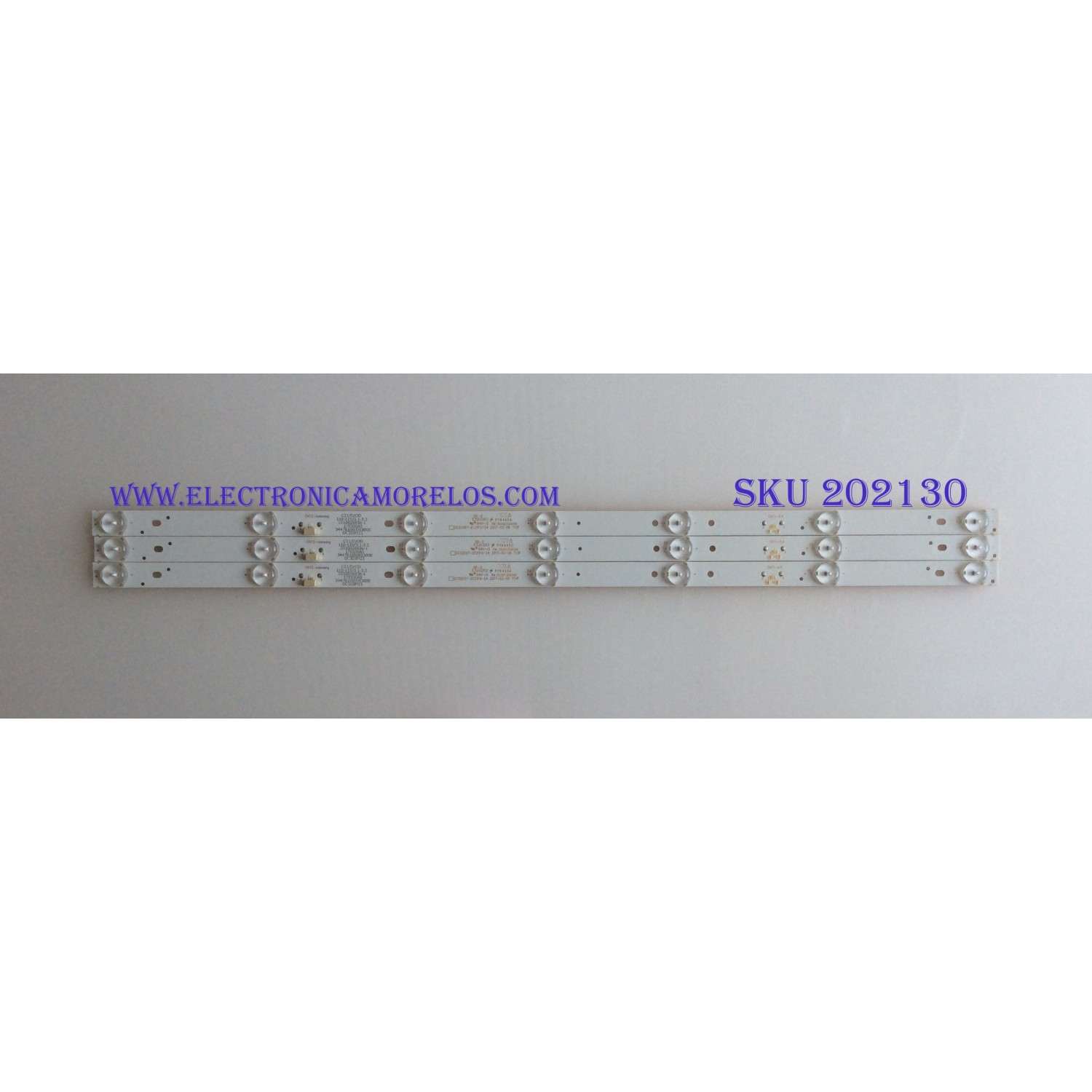 KIT DE LED´S PARA TV ( 3 PIEZAS ) / SAMSUNG / 303GC320045 / GC32D07-ZC21FG-24 / PANEL BOEI320WX1 / MODELO UN32J4000CFXZA BZ01
