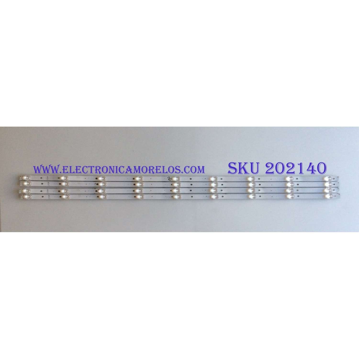 KIT DE LED´S PARA TV ( 4 PIEZAS ) / HISENSE / L2_E0_XAM_S9_1_R1.0_RBQ_150_LM41-00603A  / 1200600  / PANEL HD500S1U51\XP\GM\ROH / MODELOS 50R6E / LC-50Q7030U / LC-50Q620U