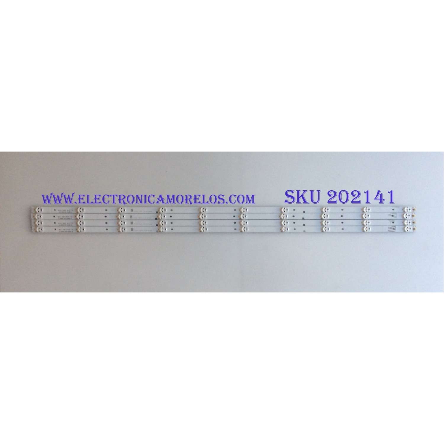 KIT DE LED´S PARA TV ( 4 PIEZAS ) / INSIGNIA / JL.D490A1330-003BS-M / 1172315 17B F5 C 30 B1 N170826 / PANEL JHD490N2F81 / MODELO NS-49D420NA18 