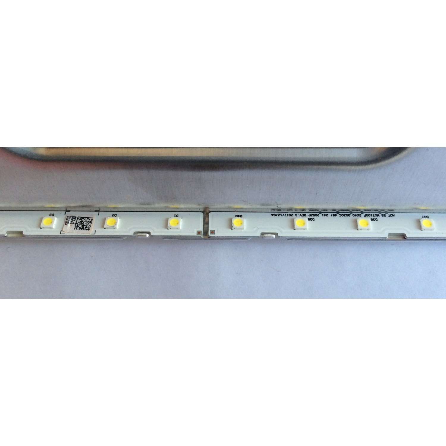 LED PARA TV (1 PIEZA) / SAMSUNG / BN96-45913A / 45913A / 031S2B 38 / 031S2B 39 / AOT_55_MU7100F_2X40_3030C_D6T-2D1_2052P REV.3 / PANEL CY-NN055HGLV2H / CY-NN055HGXV1HG / CY-NN055HGHV3H / MODELOS UN55NU7100F / UN55RU7100FXZA FA01 - Imagen 2