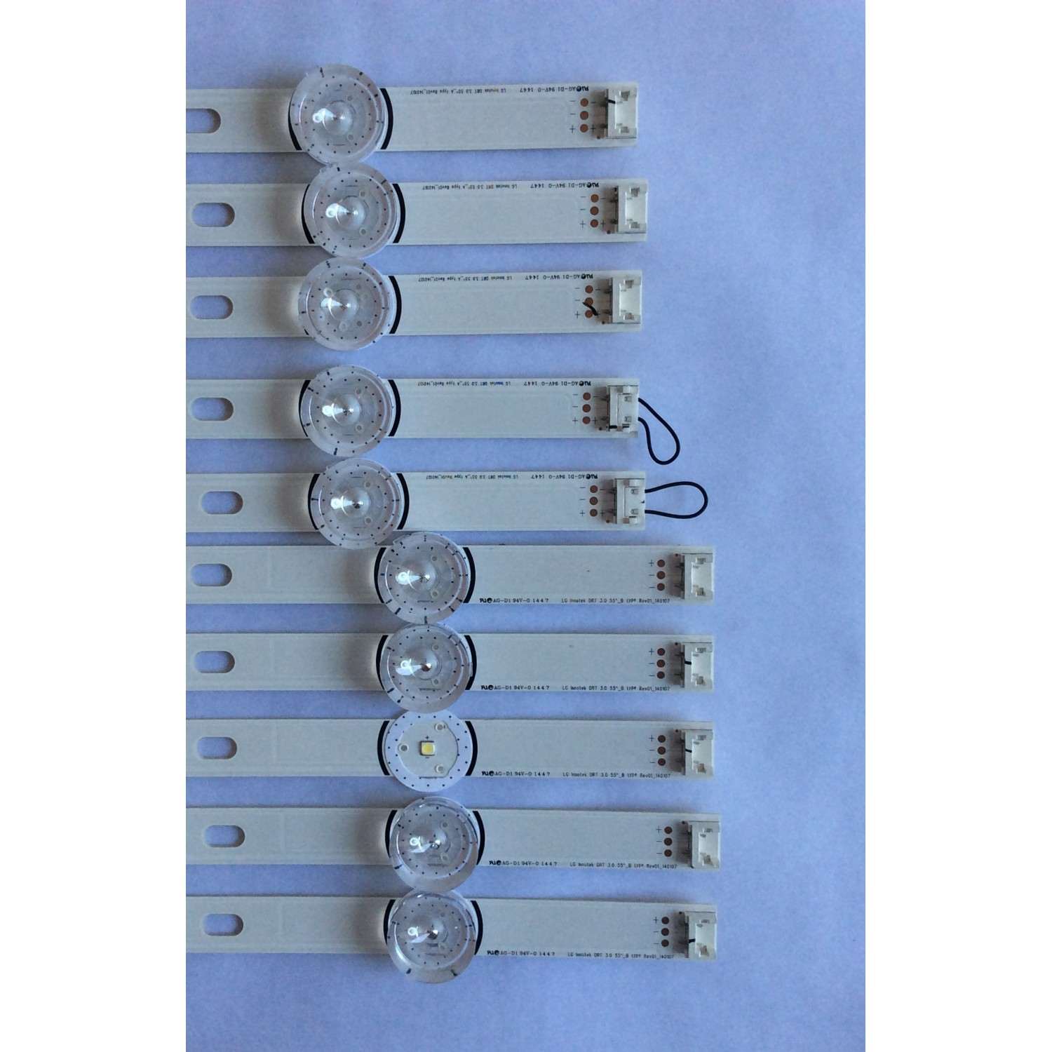 KIT DE LED'S PARA TV LG ((10 PIEZAS)) / NUMERO DE PARTE 6916L-1990A / LG INNOTEK DRT 3.0 55"_B TYPE REV01_140107 / PANEL'S LC550DUH(FG)(A2) / LC550DUE-FGA2 / LC550DUE-FGA3 / MODELOS Y SUSTITUTAS EN DISCRIPCÓN - Imagen 4