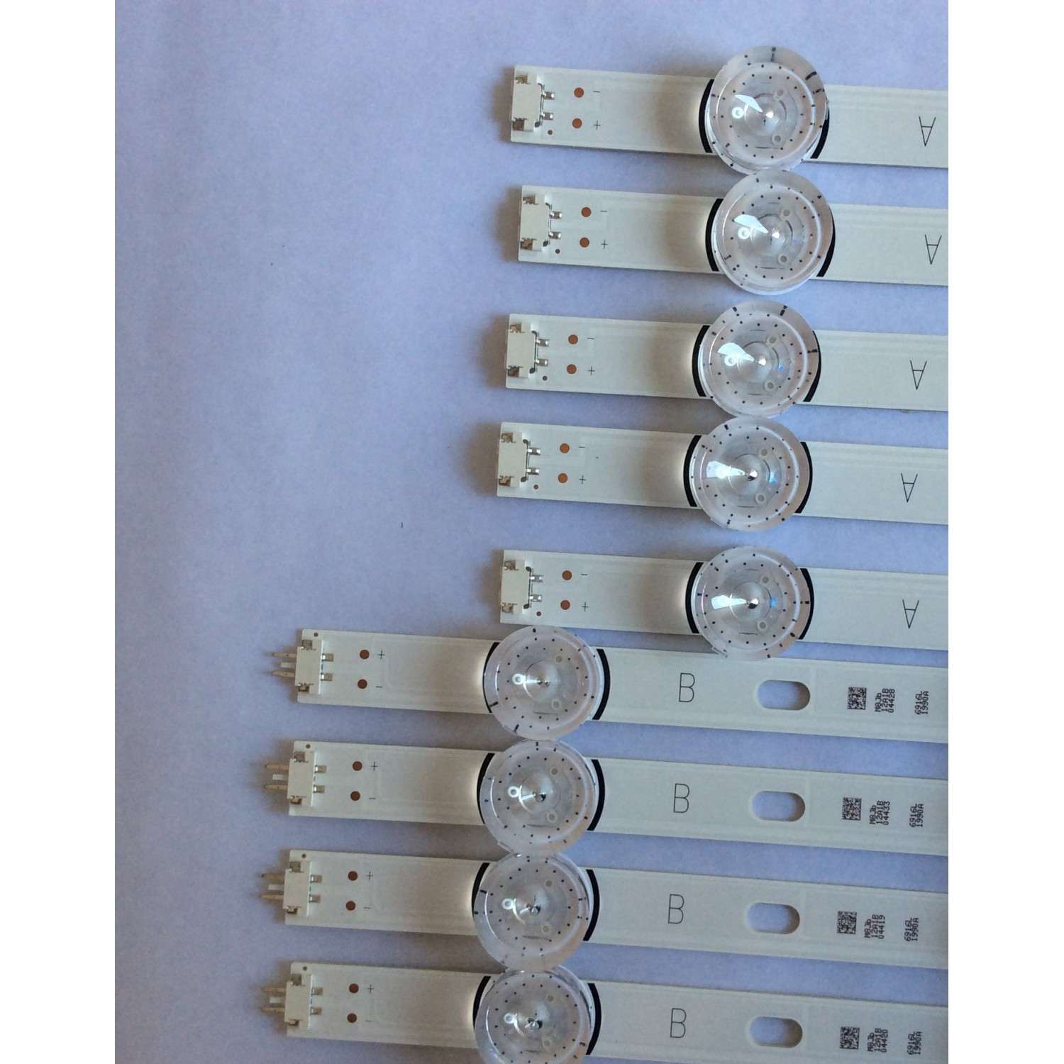 KIT DE LED'S PARA TV LG ((10 PIEZAS)) / NUMERO DE PARTE 6916L-1990A / LG INNOTEK DRT 3.0 55"_B TYPE REV01_140107 / PANEL'S LC550DUH(FG)(A2) / LC550DUE-FGA2 / LC550DUE-FGA3 / MODELOS Y SUSTITUTAS EN DISCRIPCÓN - Imagen 3