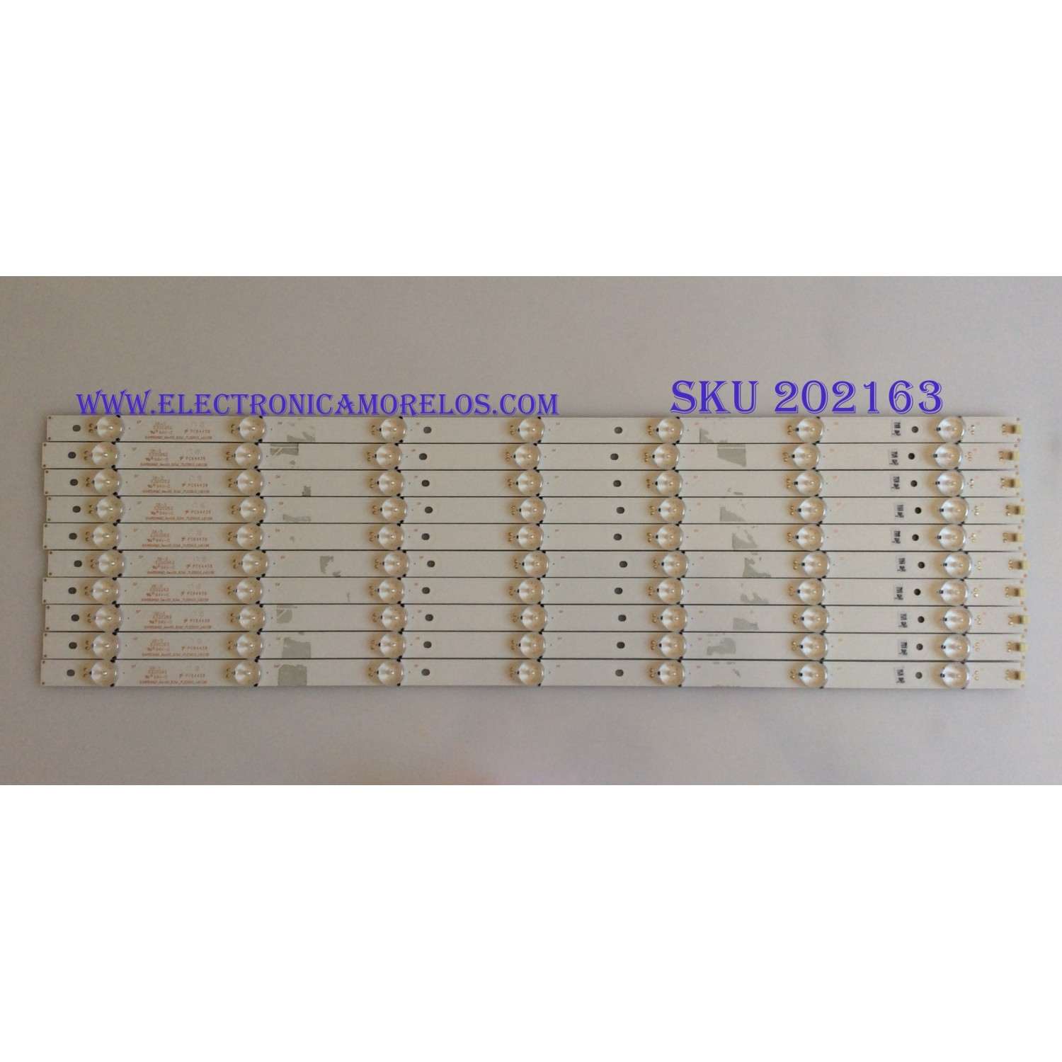 KIT DE LED'S PARA TV (10 PIEZAS) / SHARP / 1173547 / SVH550AQ0_REV00_RJW1_7LEDX10_161108 / PC64438 / PANEL HD550K3U82-K1 / MODELO LC-55LBU591U