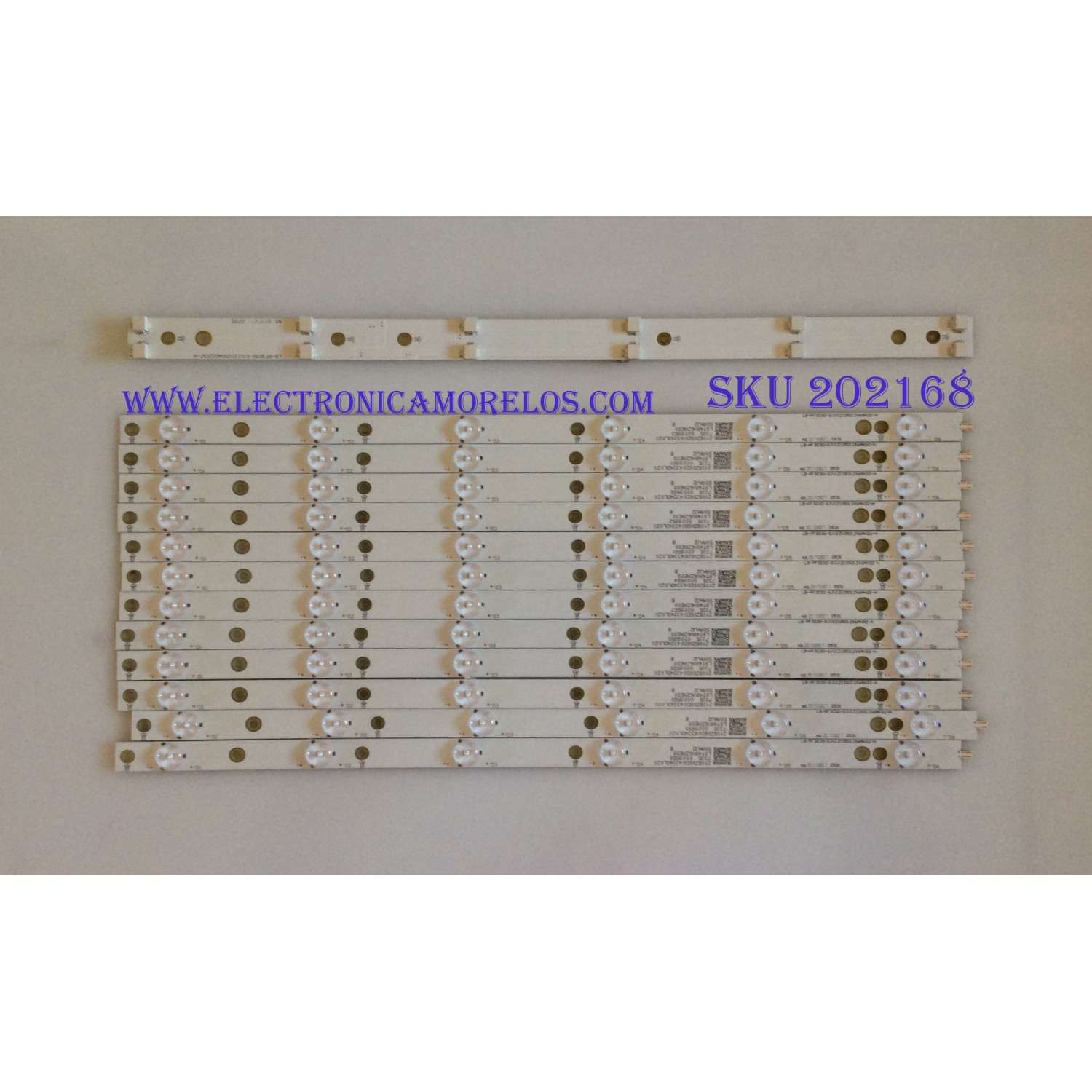 KIT DE LED'S PARA TV (12 PIEZAS) / VIZIO / LB-PF3030-GJVIZIO5012X6AH32-H / 210BZ06D04334DL02X / L8T48V6ZAE00 / MODELO D50-E1