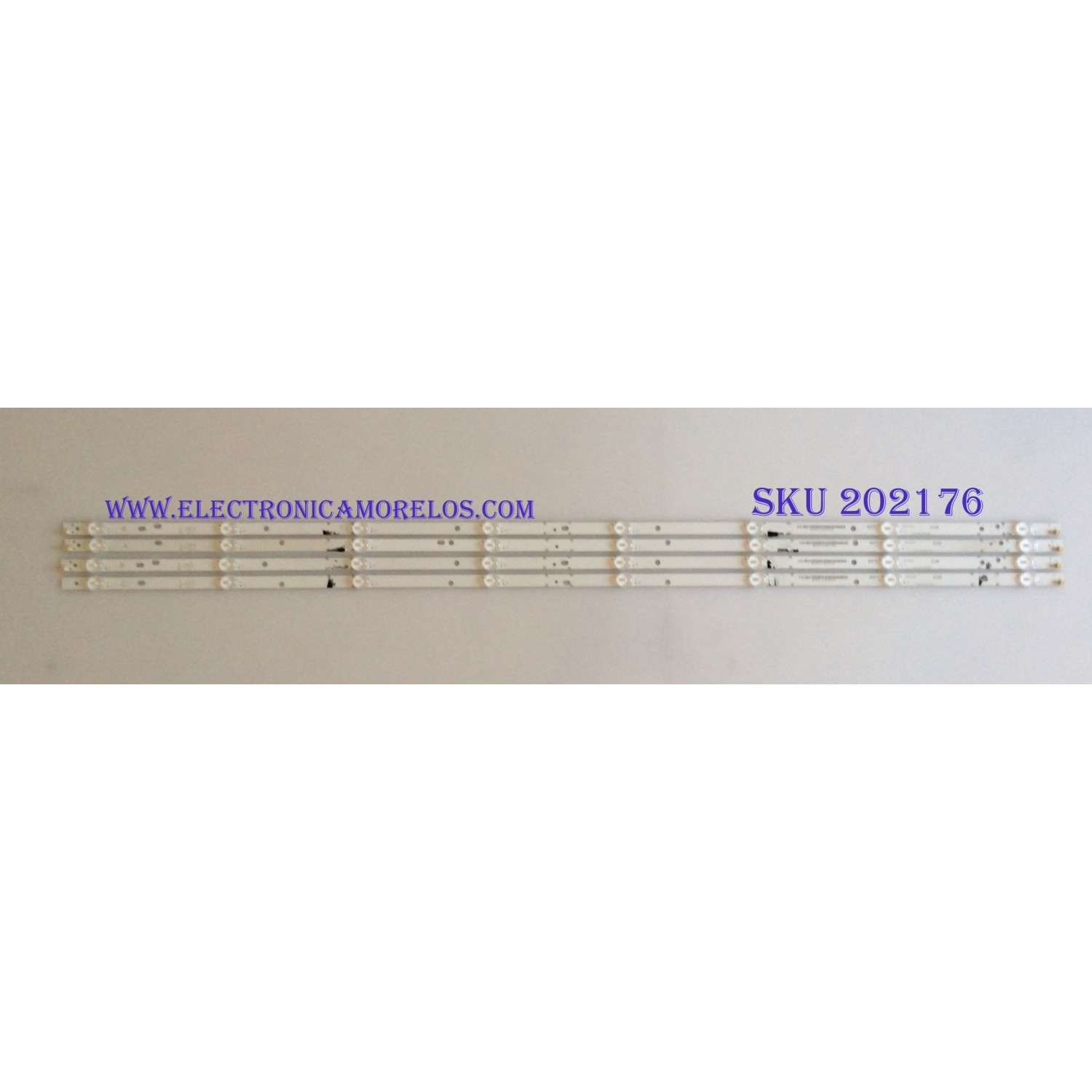 KIT DE LED'S PARA TV (4 PIEZAS) / VIZIO / IC-C-VZAA48D754A/B/C / IC-C-VZAA48D754A / IC-C-VZAA48D754B / IC-C-VZAA48D754C / 098101003157 / 098101003158 / 098101003159 / PANEL LSC480HN08-G07 / V500HK1-XRS5/ MODELOS D48N-E0 / D48-D0 LAUSTWET