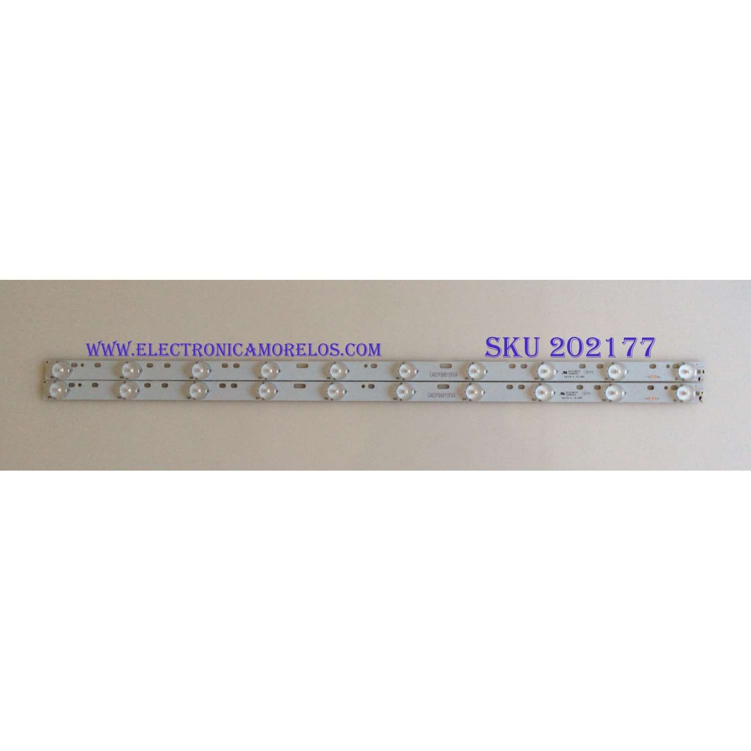 KIT DE LED'S PARA TV (2 PIEZAS) / SCEPTRE / KB-FR-4 / LE-600 / CA22PGHBYZF6A / PANEL CN32HB521 / MODELO E32 - Imagen 1