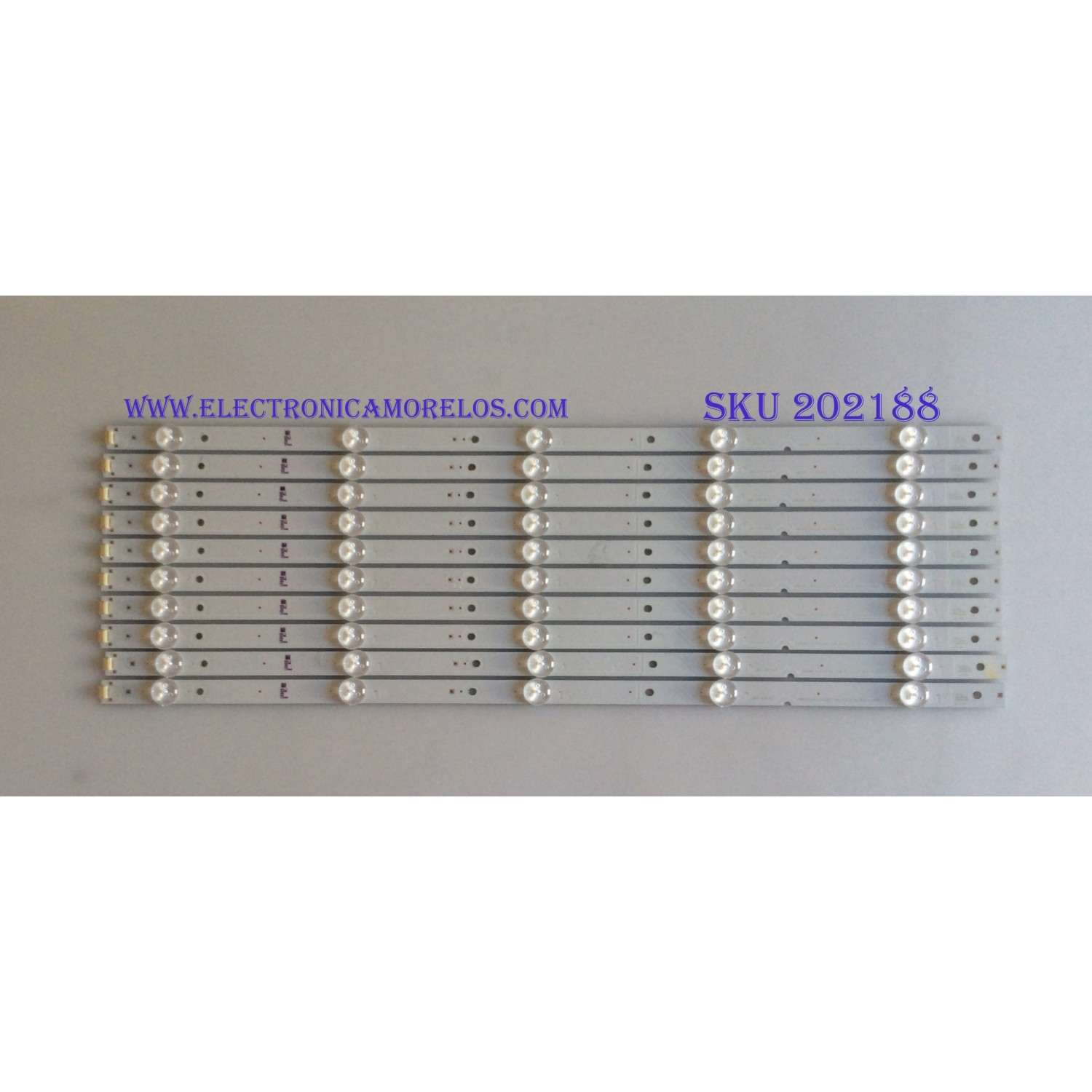 KIT DE LED'S PARA TV (10 PIEZAS) / INSIGNIA / 2015CHI550 / 2015CHI550 FCOM 05 E33 15 REV1.0 15117 / LM41-00213A / MODELO NS-55D420NA18 