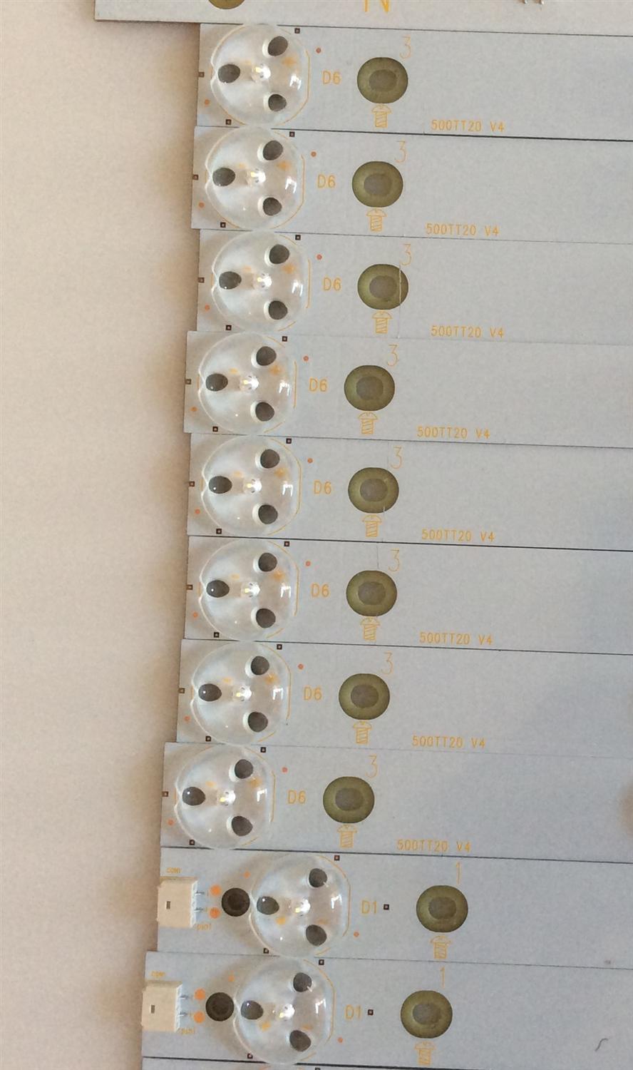 KIT DE LED´S PARA TV ( 16 PIEZAS ) / VIZIO / 500TT20  V4  /  500TT19   V4 / 4C544 / 500TT17  V4   / 500TT18  V4 / PANEL TPT500J1-HVN04 / MODELO E500I-B1  - Imagen 3
