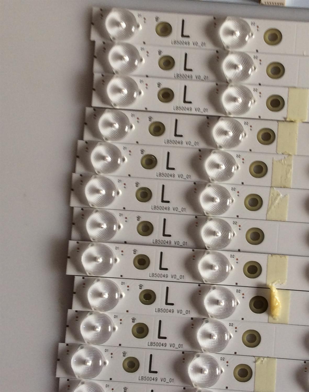 KIT DE LED´S PARA TV ( 28 PIEZAS ) / VIZIO / LB50049 / LB50049  VI_01 / LB50049 V2_01 / LB50049 V3_01 / LB50049 V0_01 / 77900 / PANEL TPT500U1-QVN02.A / MODELO P50-C1 - Imagen 2