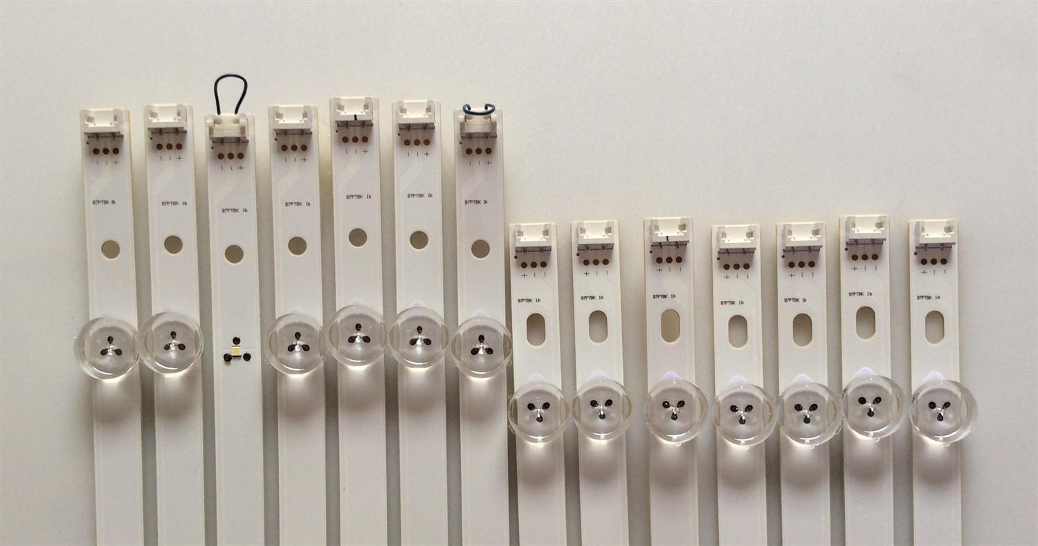 KIT DE LED'S PARA TV (14 PIEZAS) / LG / LG INNOTEK POLA2.0 55"L TYPE REV 0.1 / LG INNOTEK POLA2.0 55"R TYPE REV 0.1 / PANEL LA62M55T120V12 / MODELO 55LA6200-UA - Imagen 2