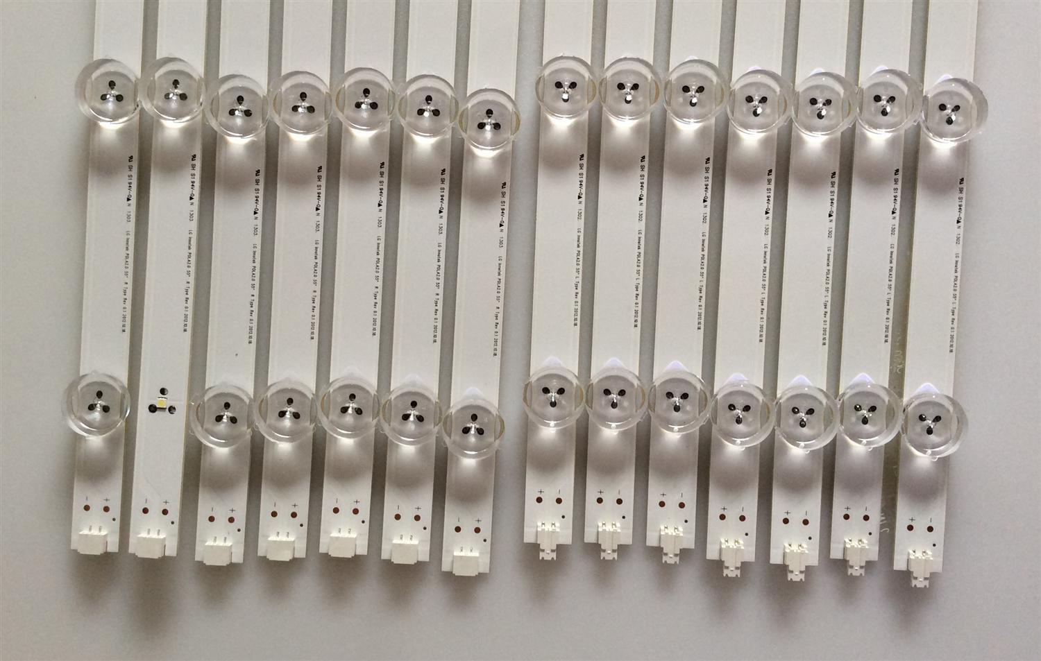 KIT DE LED'S PARA TV (14 PIEZAS) / LG / LG INNOTEK POLA2.0 55"L TYPE REV 0.1 / LG INNOTEK POLA2.0 55"R TYPE REV 0.1 / PANEL LA62M55T120V12 / MODELO 55LA6200-UA - Imagen 3