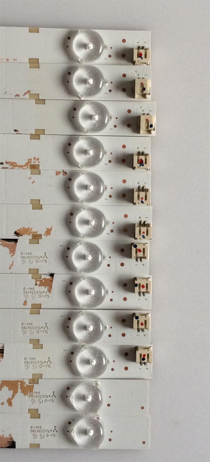 KIT DE LEDS PARA TV SHARP ORIGINAL 12 PIEZAS / NUMERO DE PARTE IC-A-VZAA55D584A / IC-A-VZAA55D584C / IC-A-VZAA55D584E / IC-A-VZAA55D584D / IC-A-VZAA55D584B / PANEL LSC550FN04-C01 / MODELO LC-55UB30U - Imagen 4