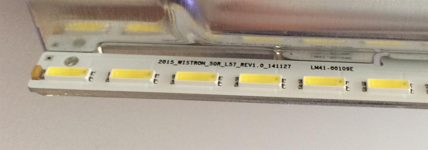 KIT DE LED'S PARA TV (2 PIEZAS) / SONY / LM41-00109F / 2015_WISTRON_50L_L57_REV1.0_141127 / 733.00Y0G.XXXX / PANEL V500FWME01 / MODELO KDL-50W800C / 54CM X 9CM / - Imagen 2