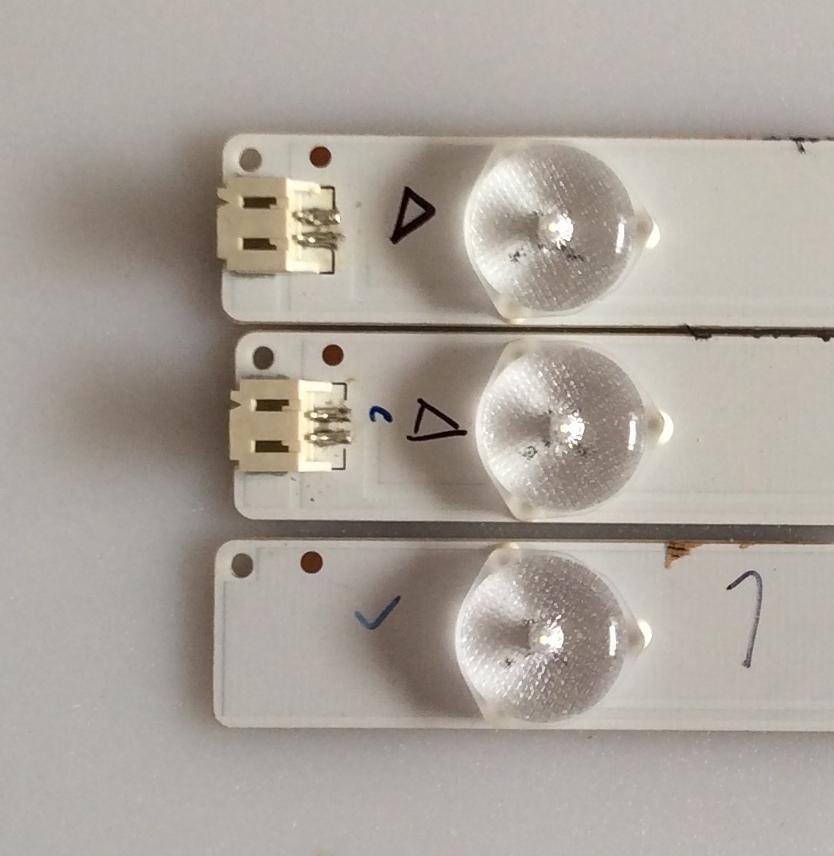 KIT DE LED'S PARA TV (3 PIEZAS) / JVC / IC-D-VZAA32D349A / 0981010221BE / IC-D-VZAA32D349B / 0981010221BF / IC-D-VZAA32D349C / 0981010221BG / PANEL 14Y-32VNB5SR2LV0-C / MODELO EM32FL - Imagen 3