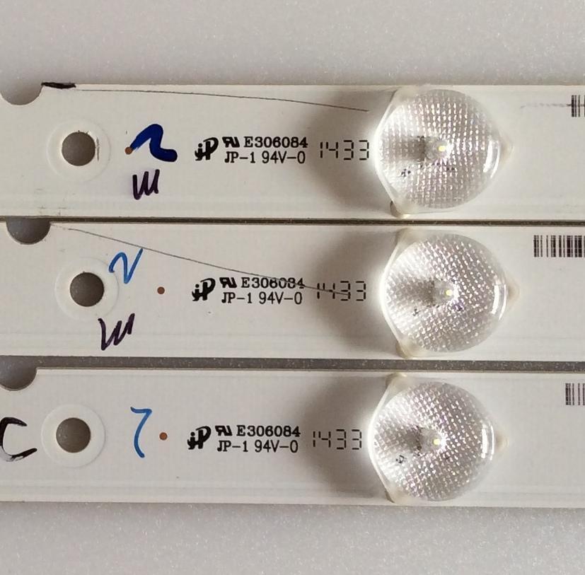 KIT DE LED'S PARA TV (3 PIEZAS) / JVC / IC-D-VZAA32D349A / 0981010221BE / IC-D-VZAA32D349B / 0981010221BF / IC-D-VZAA32D349C / 0981010221BG / PANEL 14Y-32VNB5SR2LV0-C / MODELO EM32FL - Imagen 2